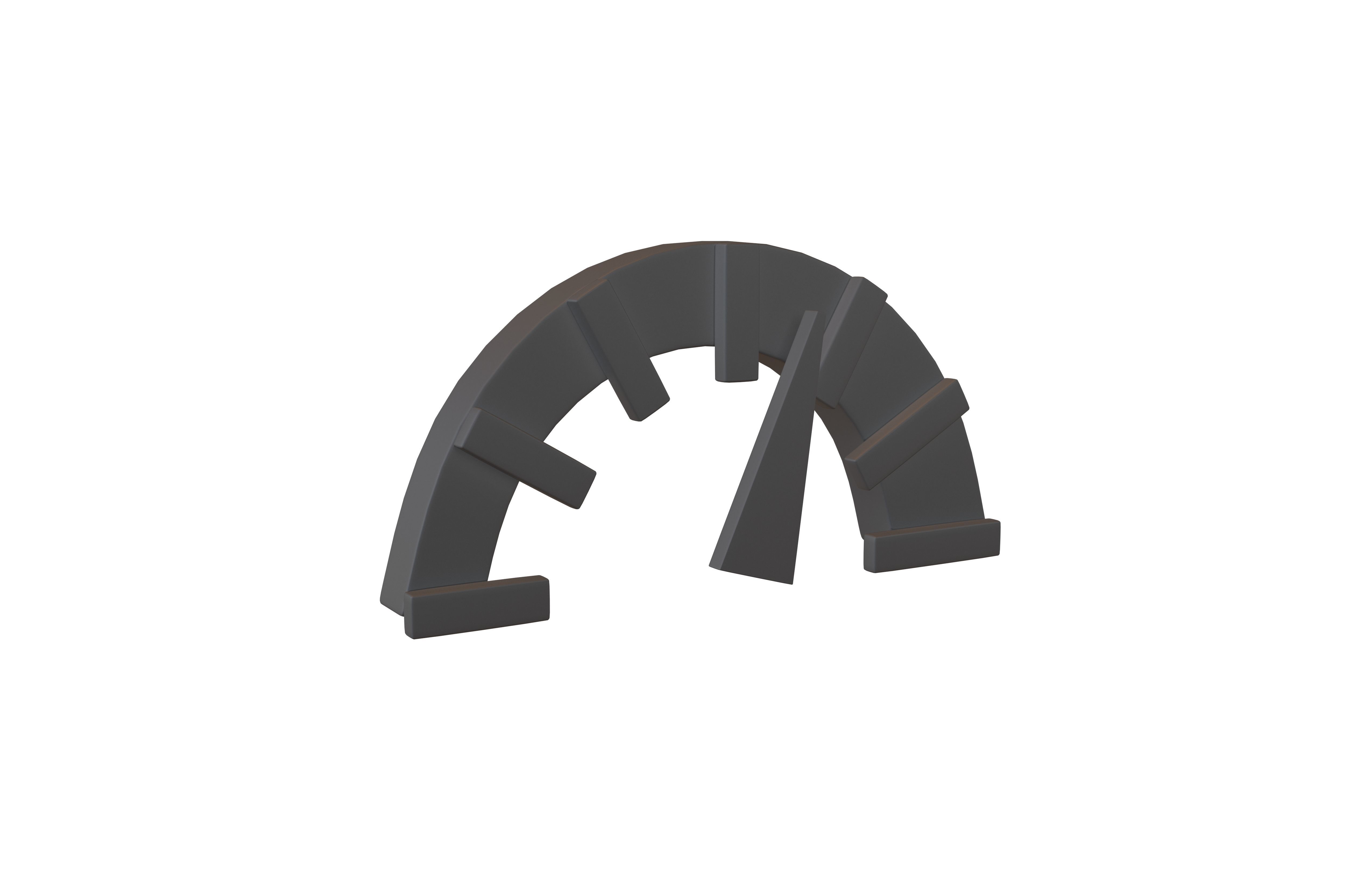 Speed Symbol v2 001 Low-poly 3D model_1