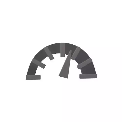 Speed Symbol v2 002 Low-poly 3D model