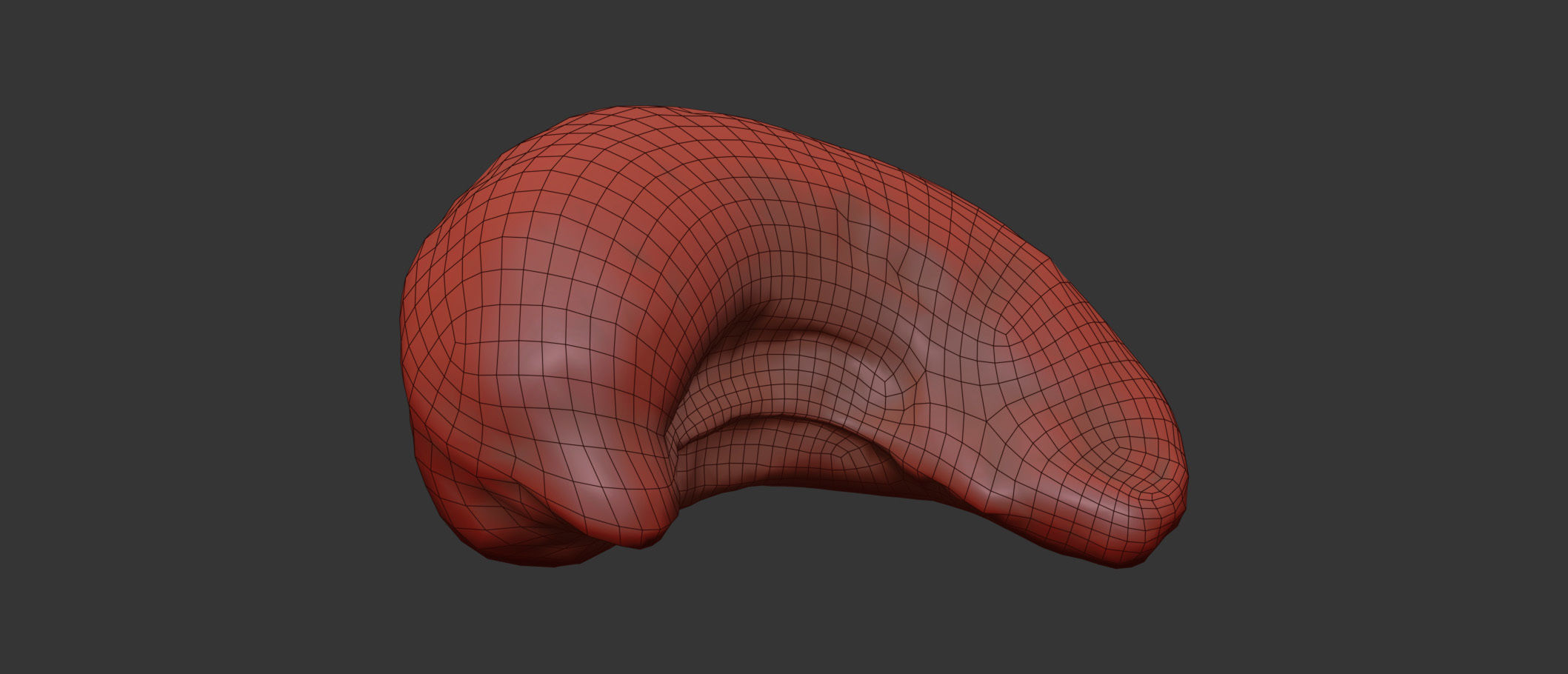 Cashew 3D model_6