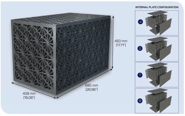 Systms flo-tank single Low-poly 3D model_1