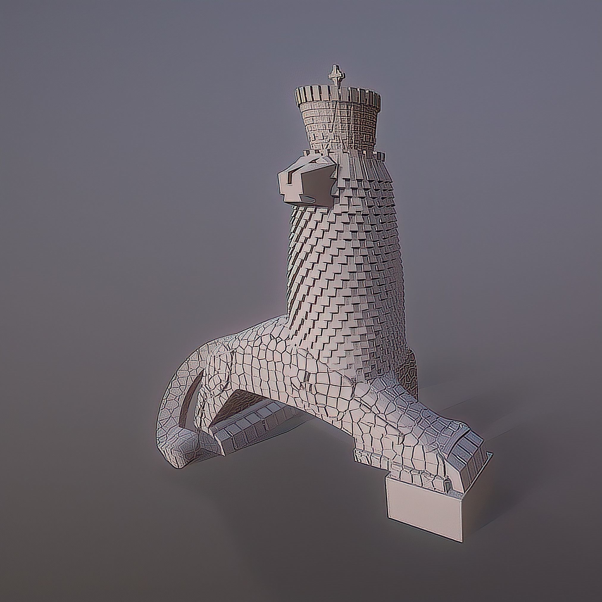 Monument to the Lion of Judah 3D print model_6