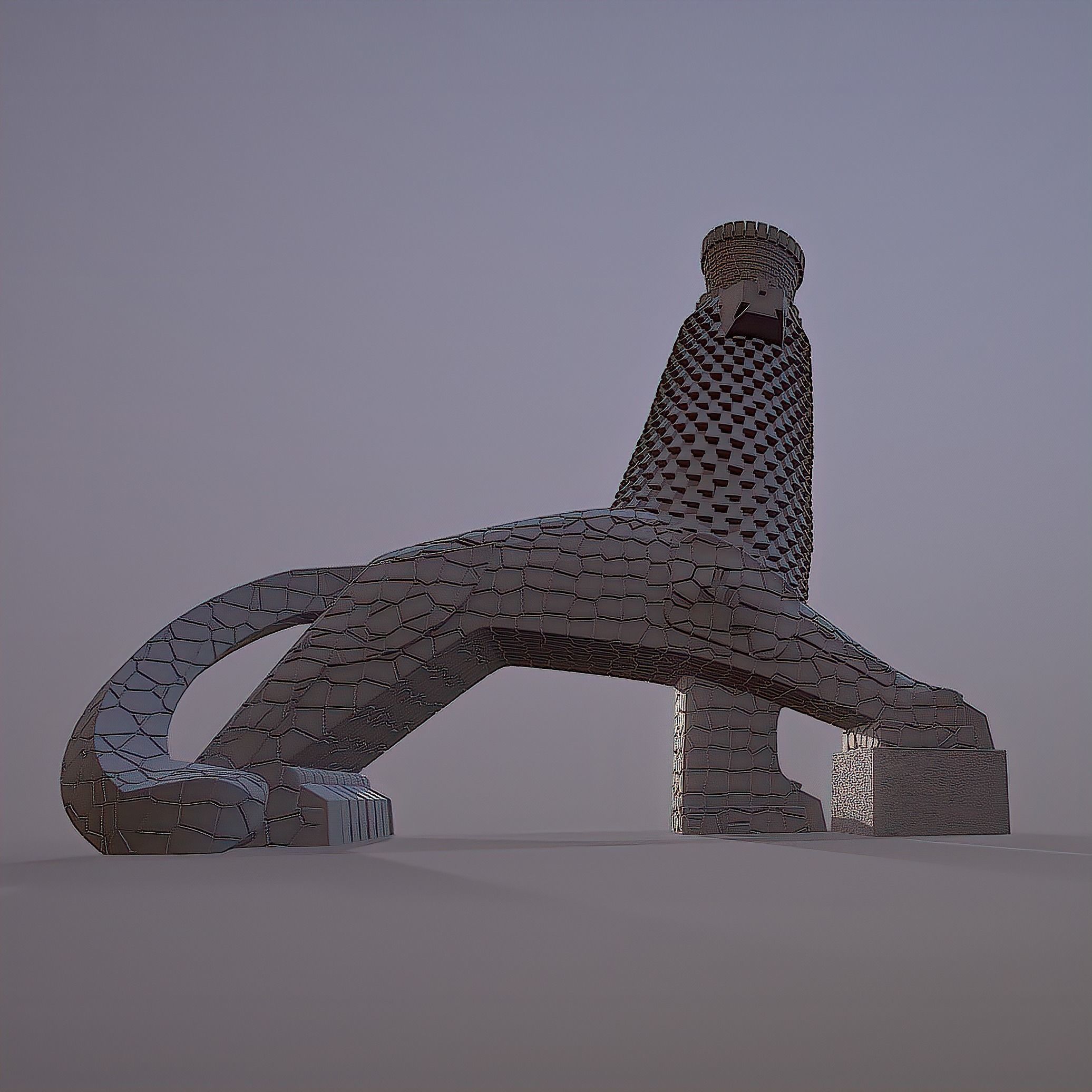 Monument to the Lion of Judah 3D print model_7