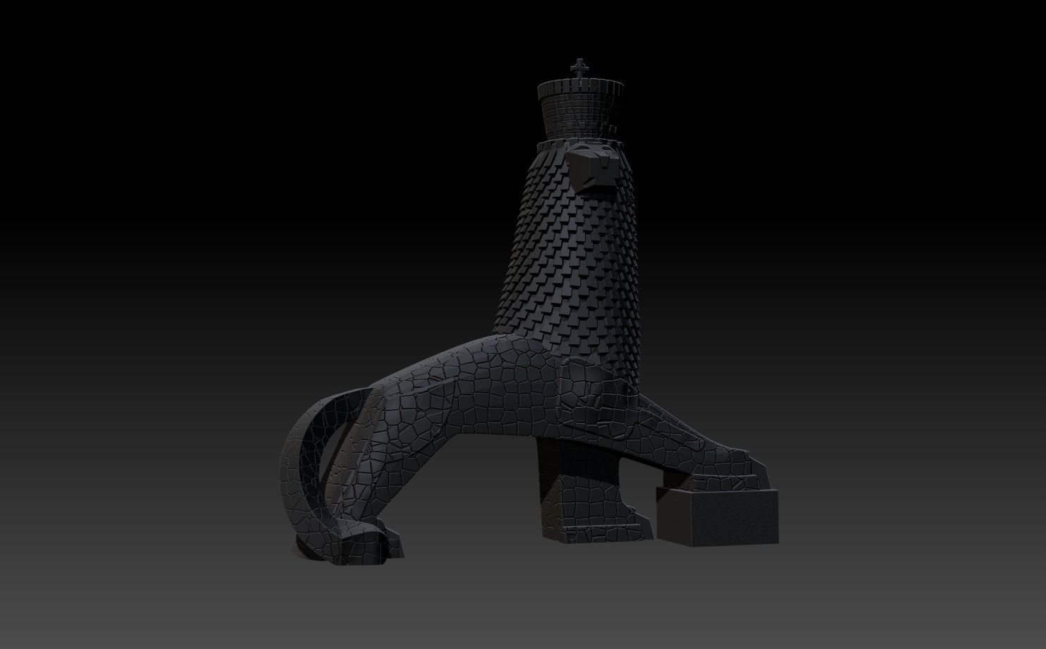 Monument to the Lion of Judah 3D print model_14