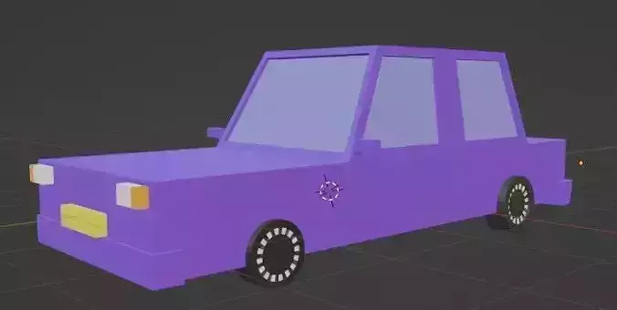 carblend Free low-poly 3D model