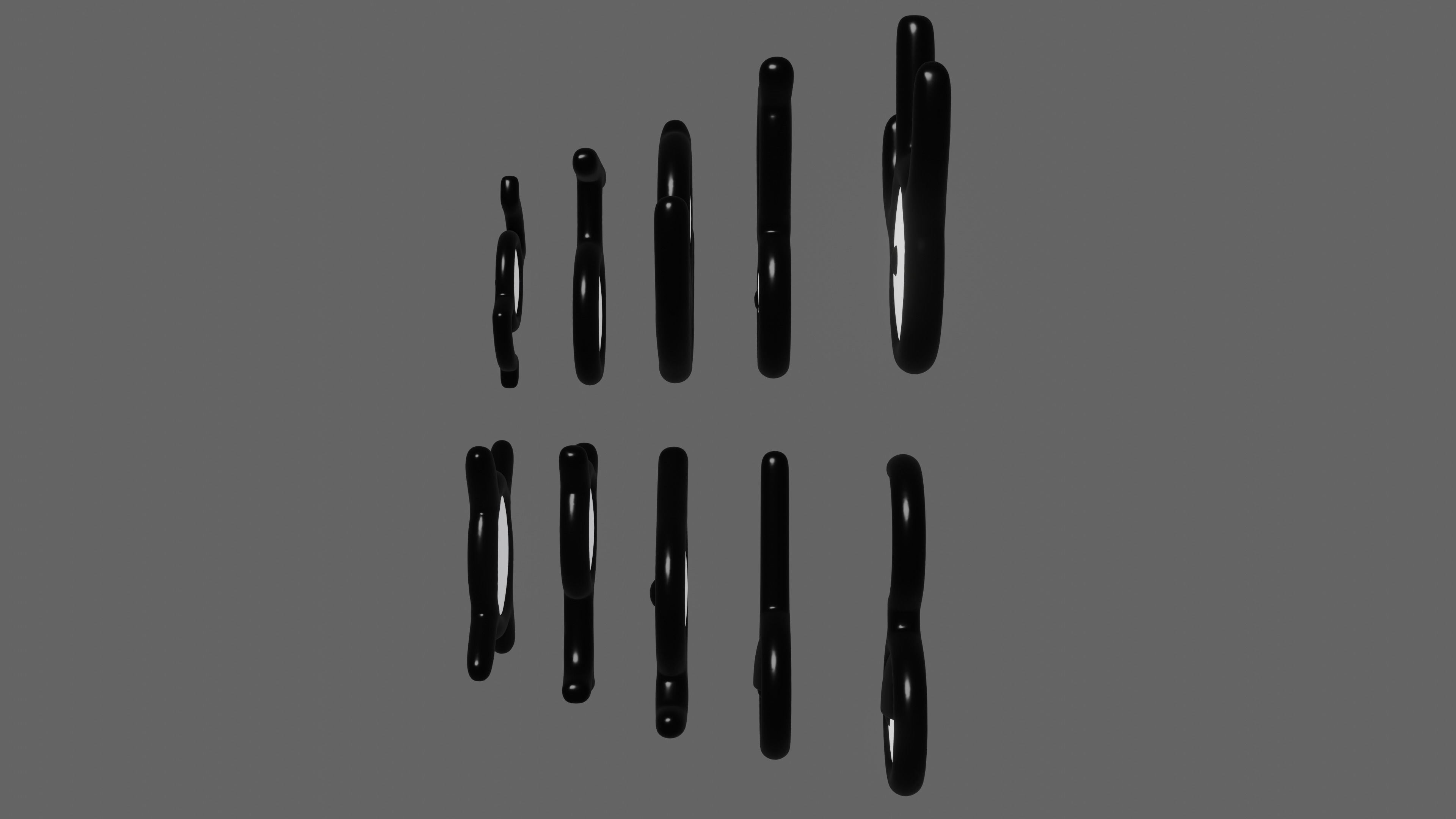 Pokemon Unown Set 3 3D model_10