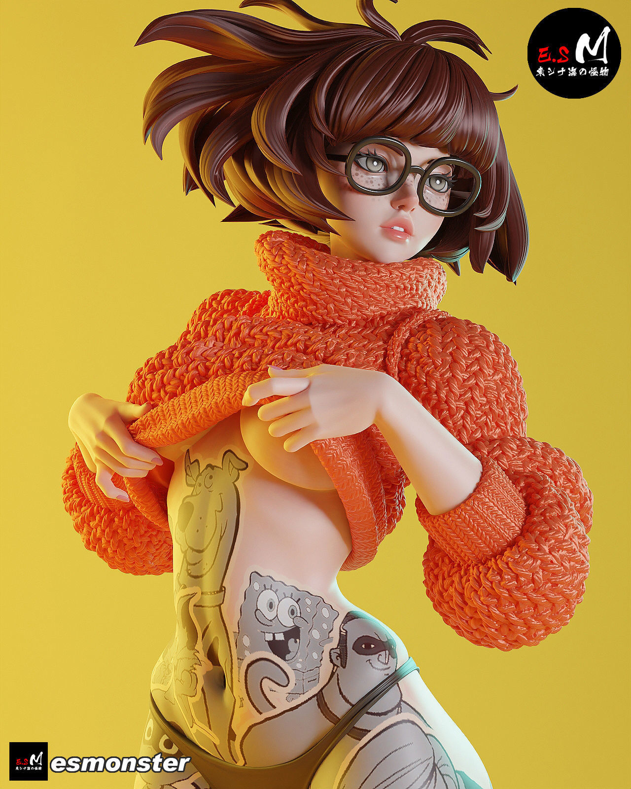  Velma Scooby Doo 3D print model_23
