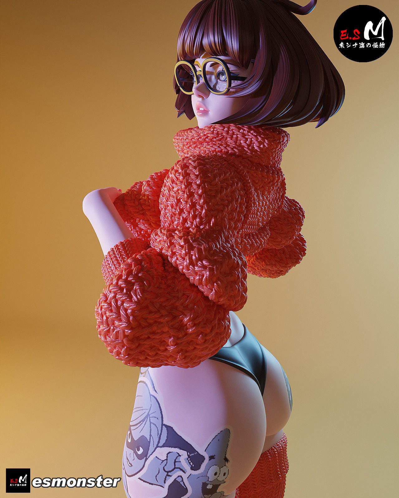  Velma Scooby Doo 3D print model_37