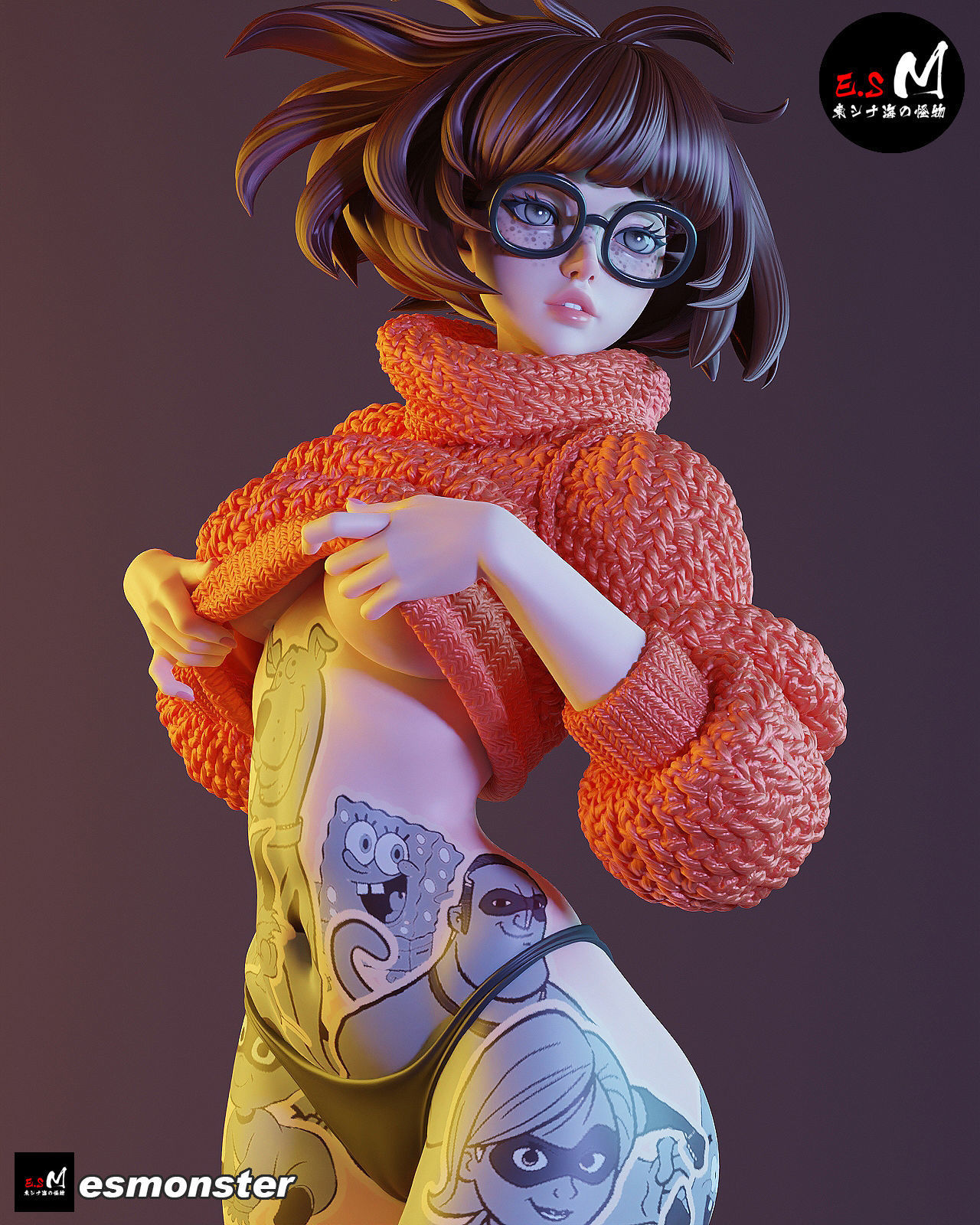  Velma Scooby Doo 3D print model_36