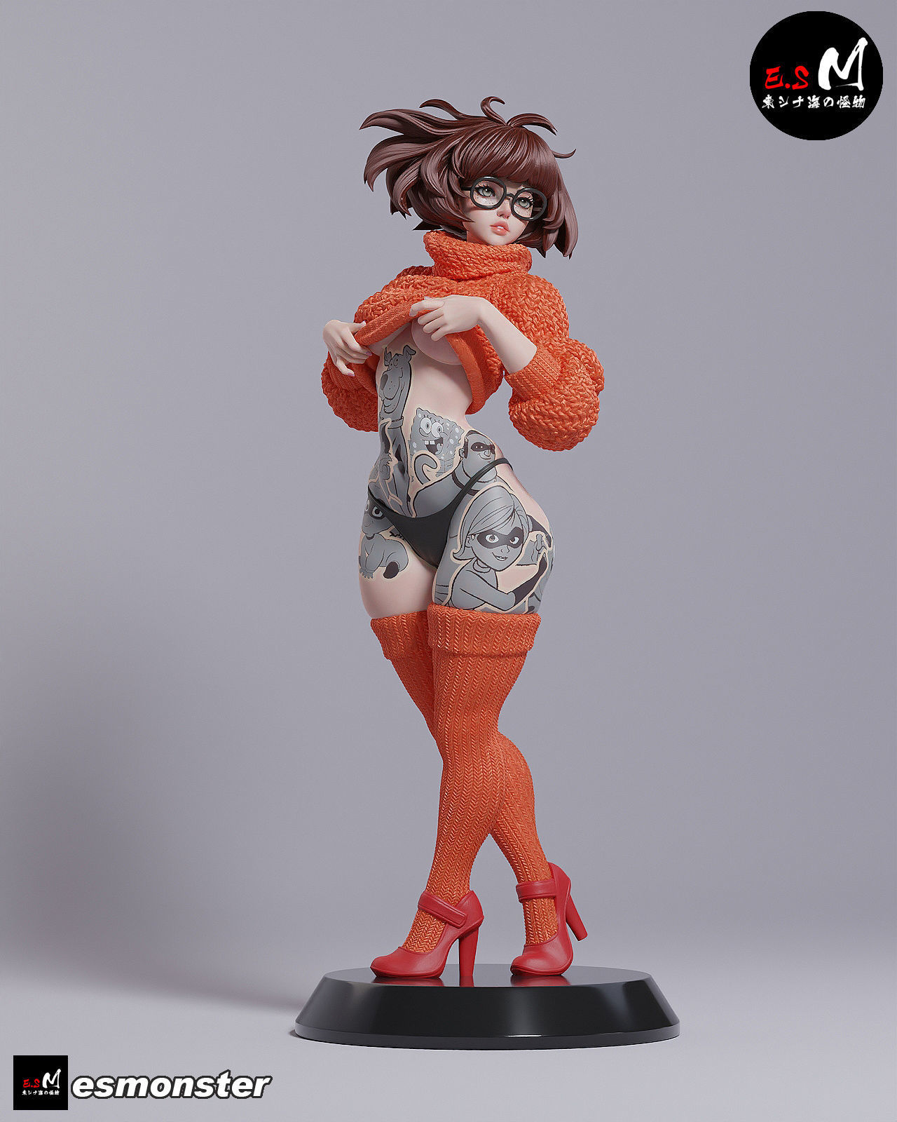  Velma Scooby Doo 3D print model_2
