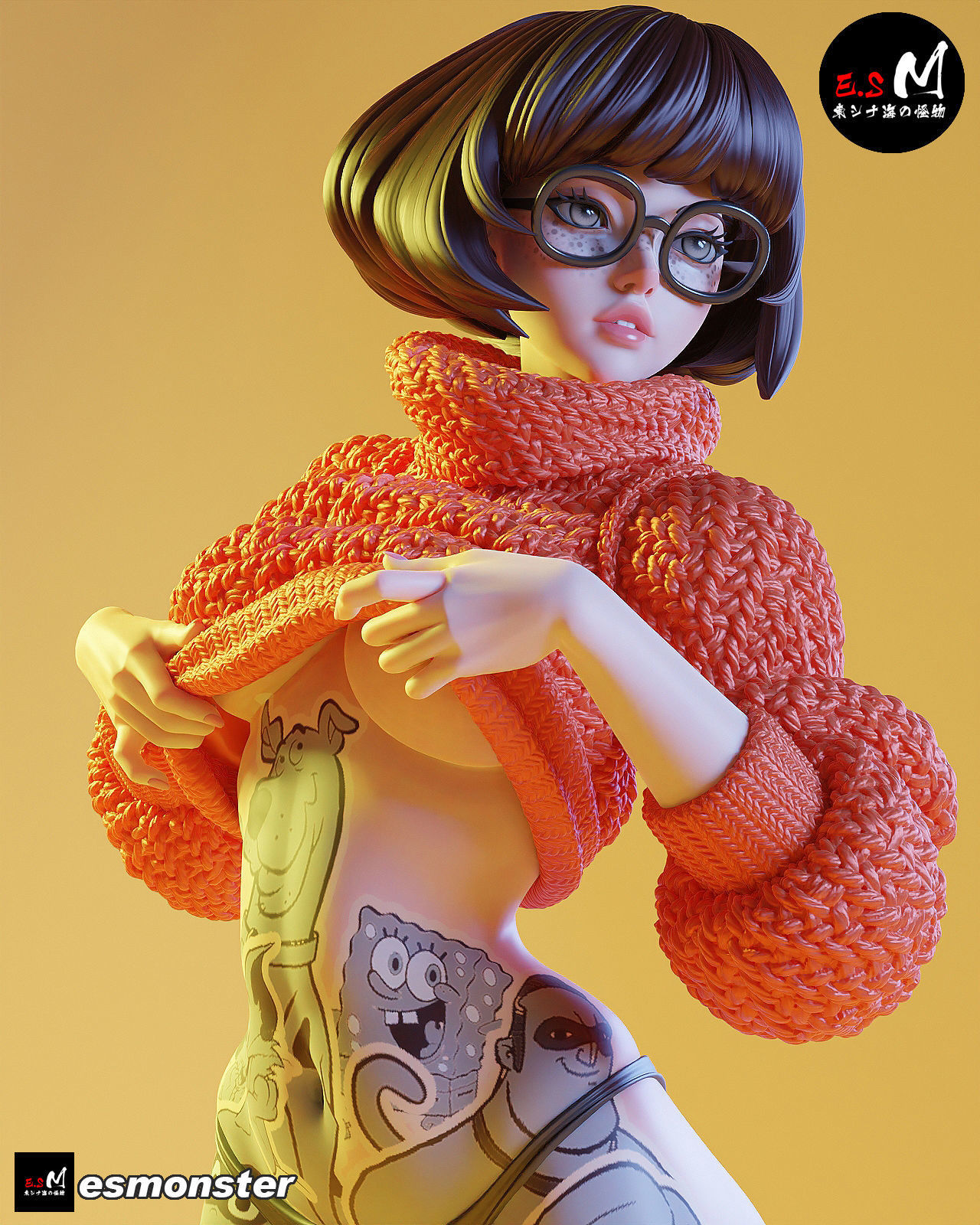  Velma Scooby Doo 3D print model_33
