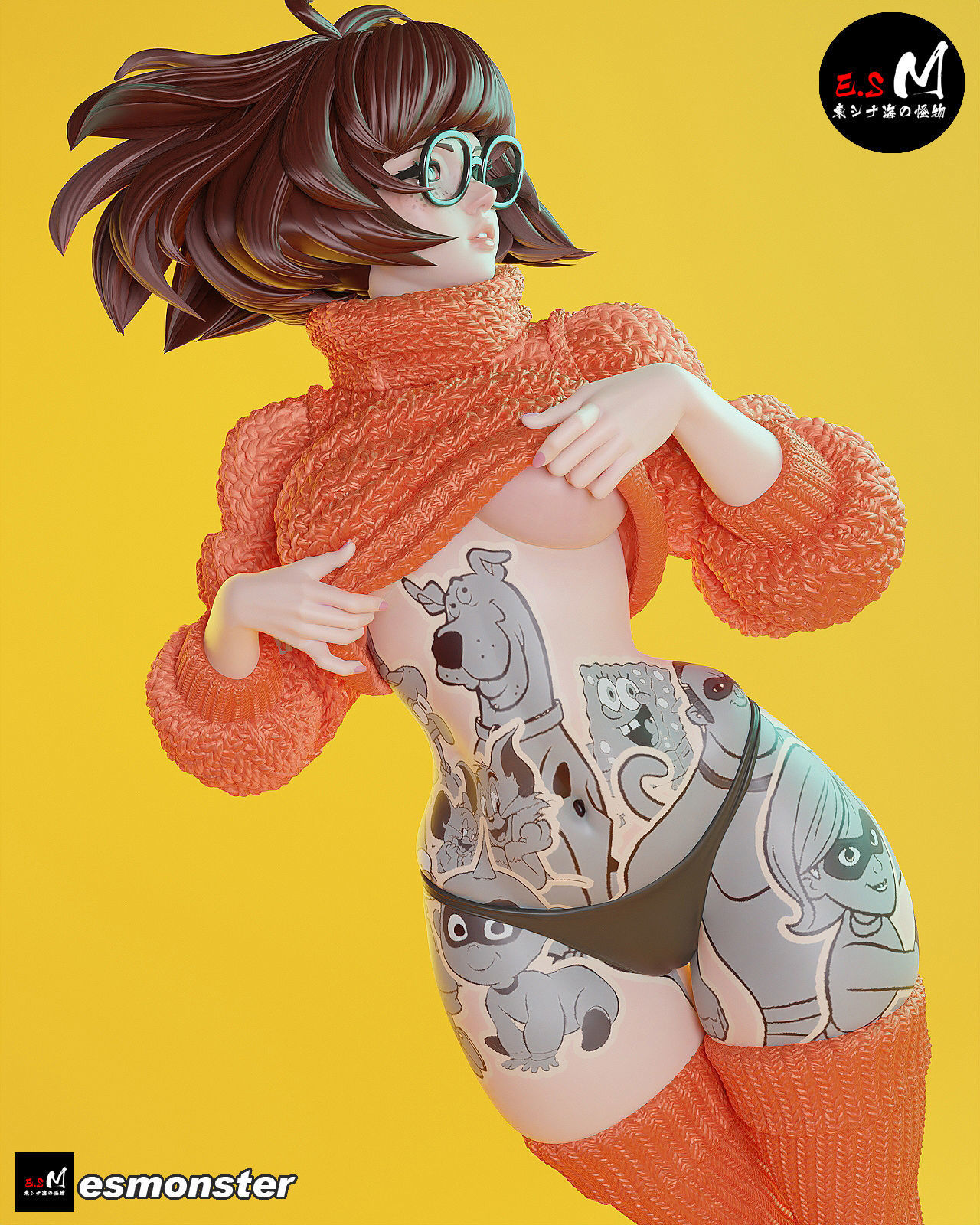  Velma Scooby Doo 3D print model_24