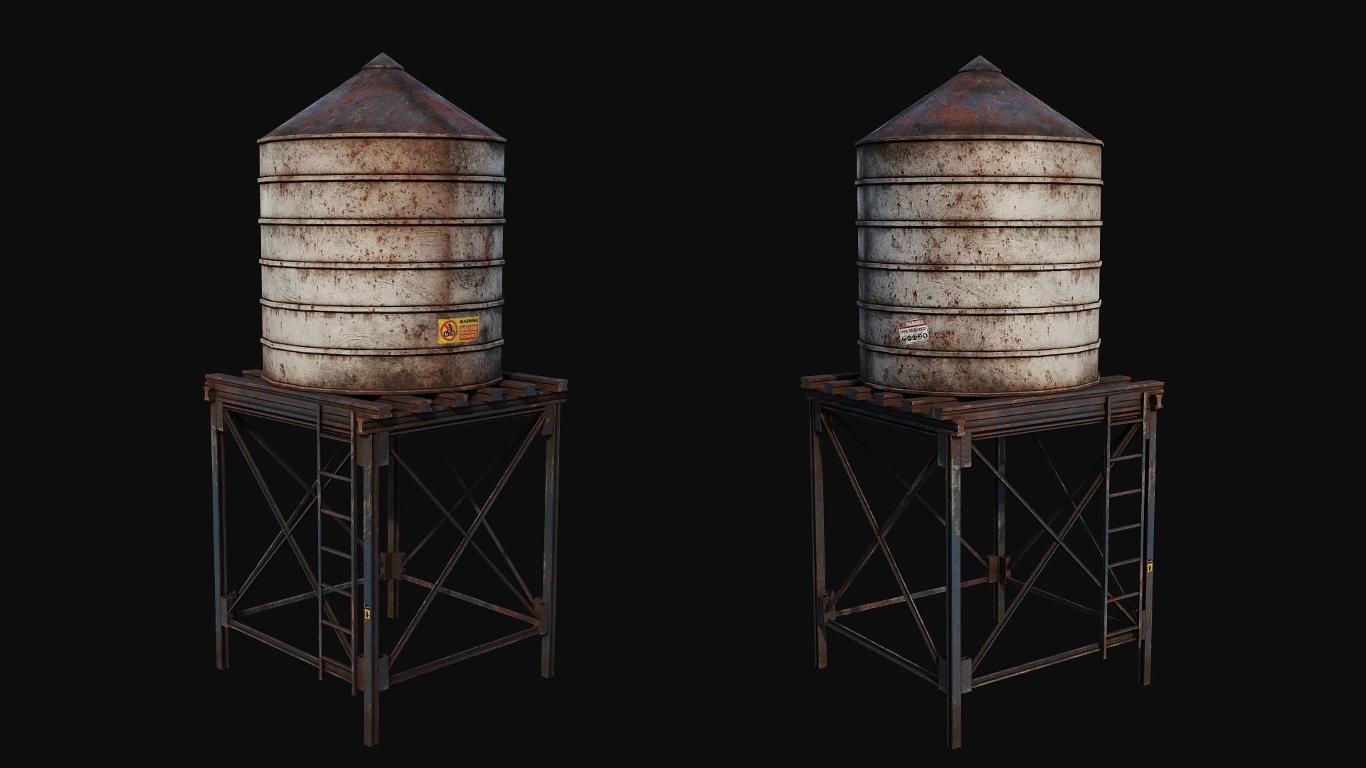 Props Pack - 90 Objects 4K PBR Texture Low-poly 3D model_19