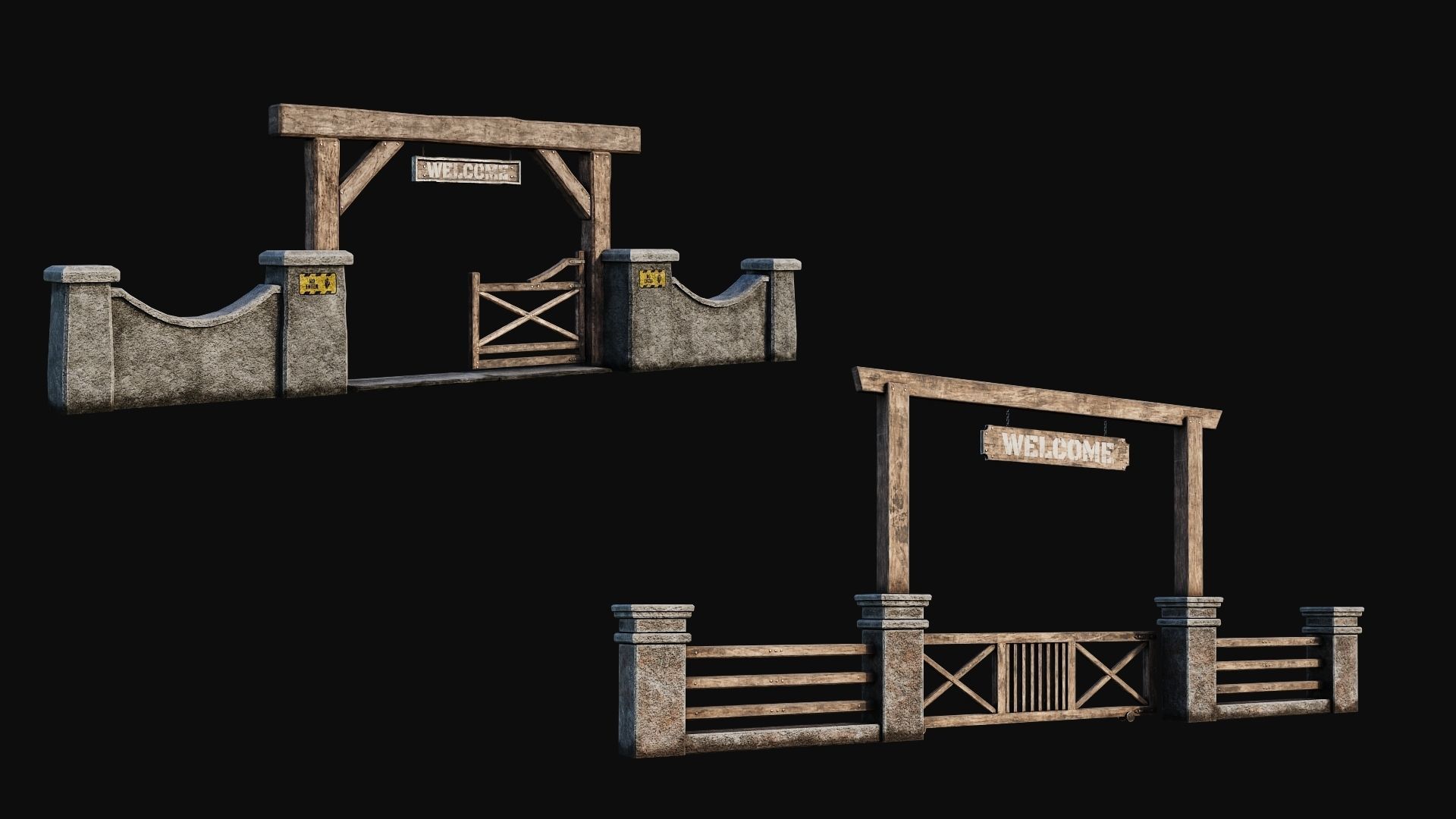 Props Pack - 90 Objects 4K PBR Texture Low-poly 3D model_37