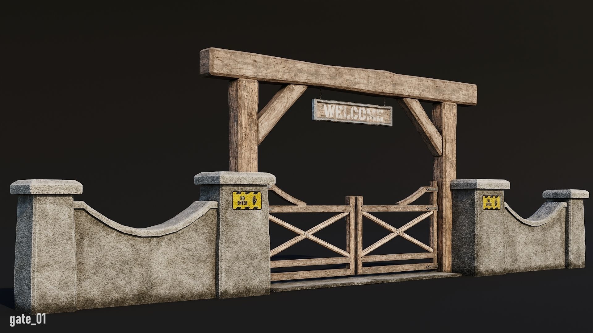 Props Pack - 90 Objects 4K PBR Texture Low-poly 3D model_16