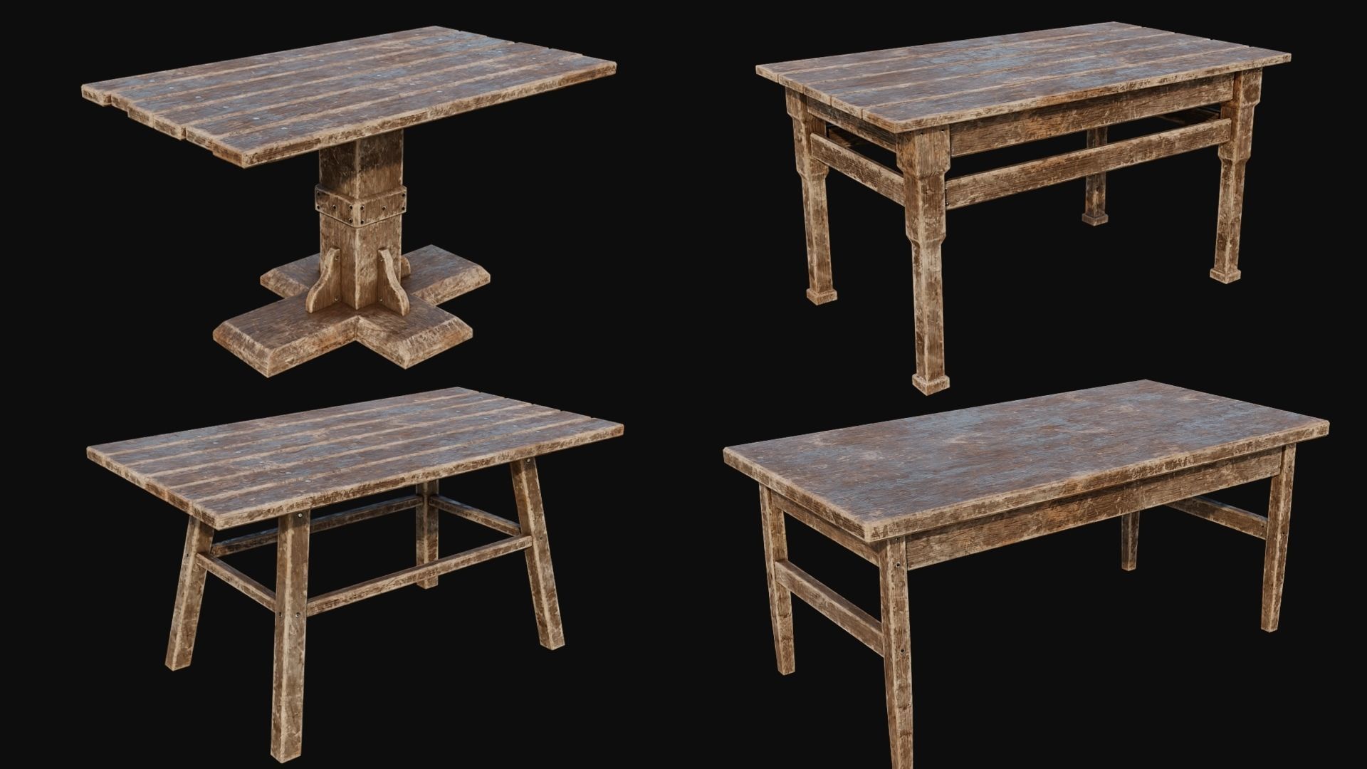 Props Pack - 90 Objects 4K PBR Texture Low-poly 3D model_25