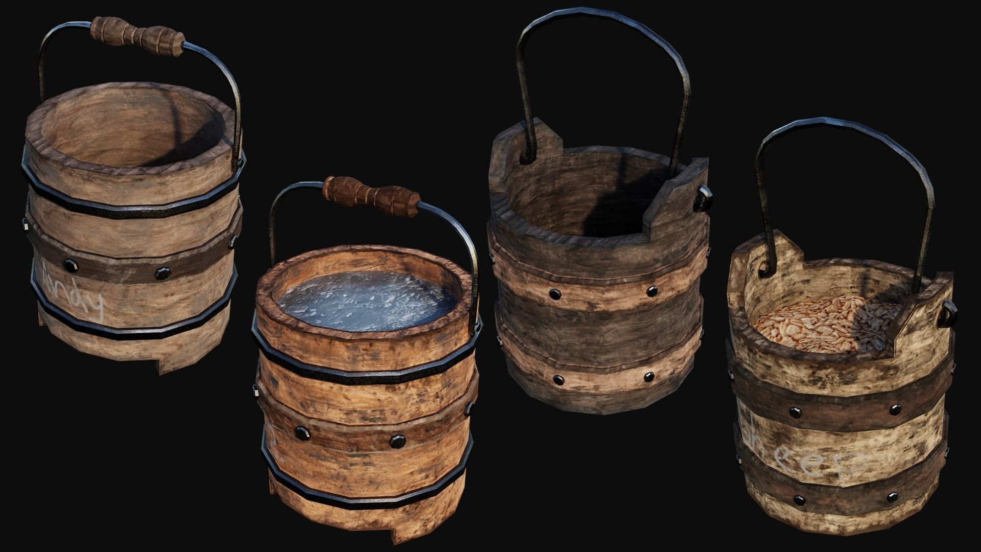 Props Pack - 90 Objects 4K PBR Texture Low-poly 3D model_34