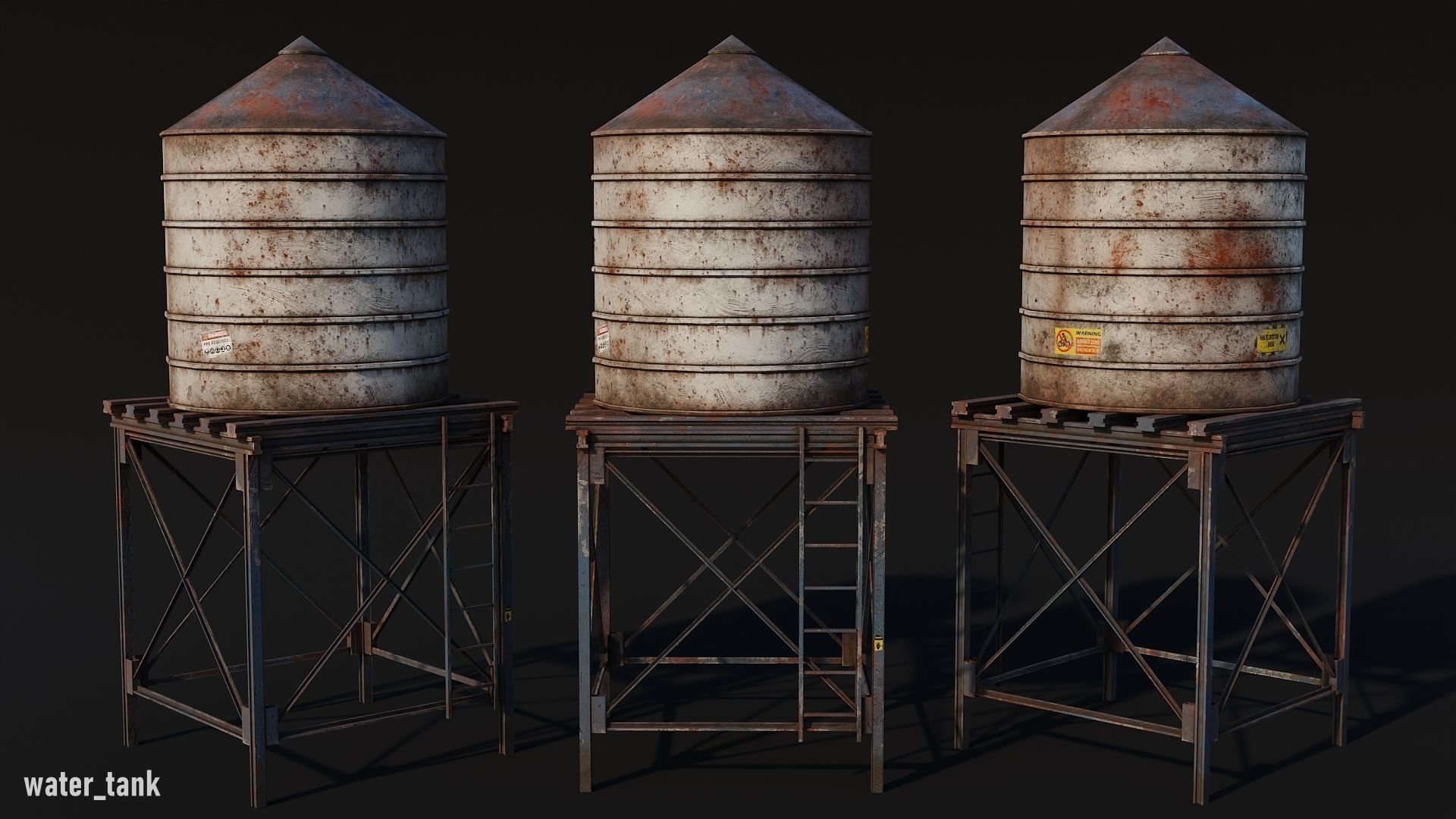 Props Pack - 90 Objects 4K PBR Texture Low-poly 3D model_11