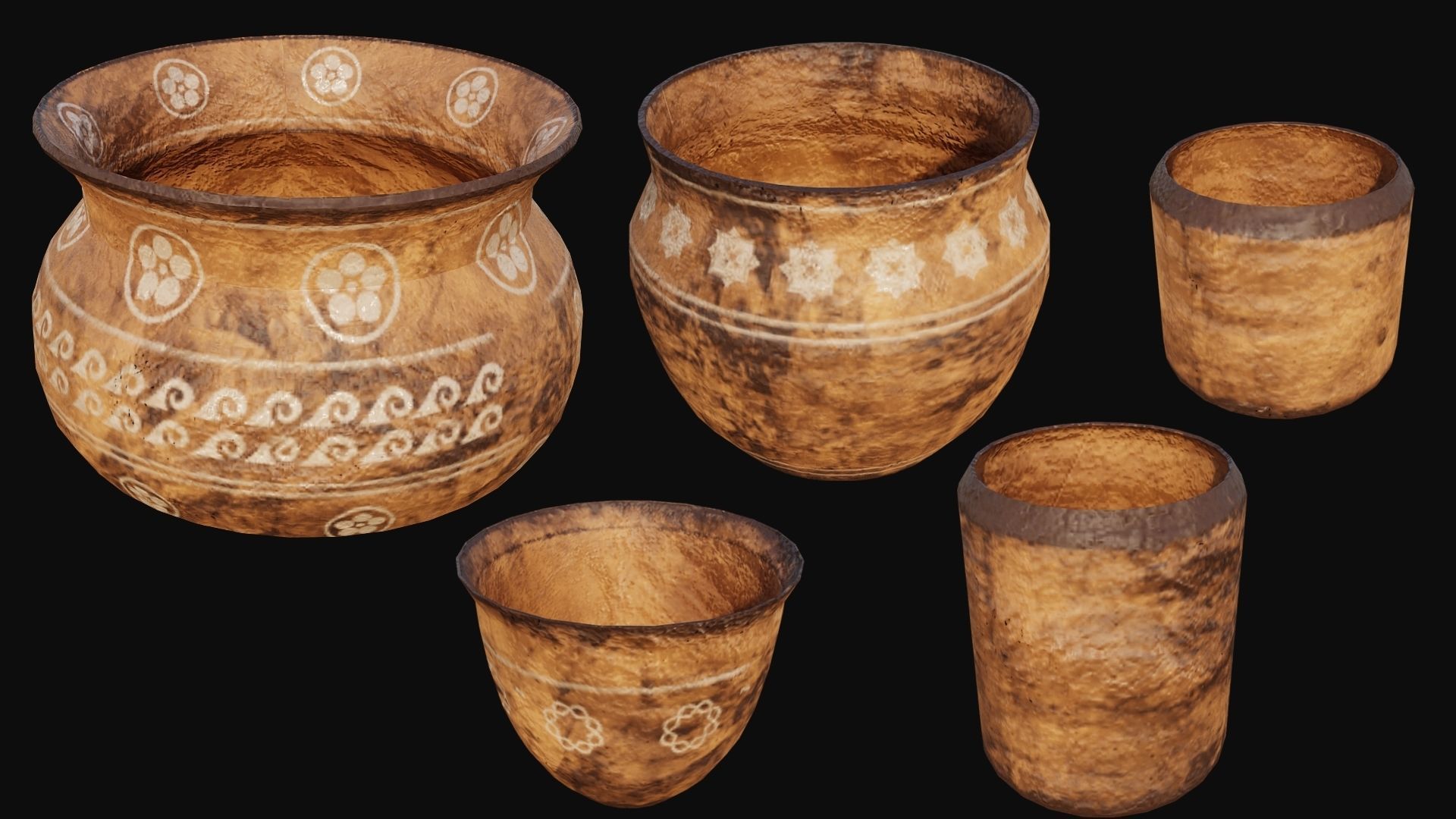 Props Pack - 90 Objects 4K PBR Texture Low-poly 3D model_23