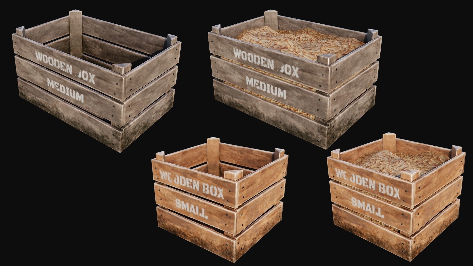 Props Pack - 90 Objects 4K PBR Texture Low-poly 3D model_32