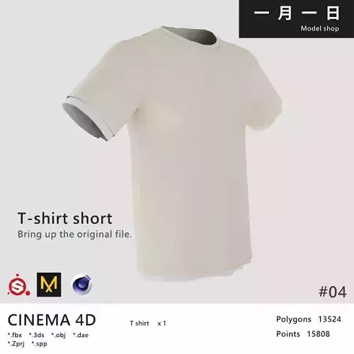 Tshirt short fake two