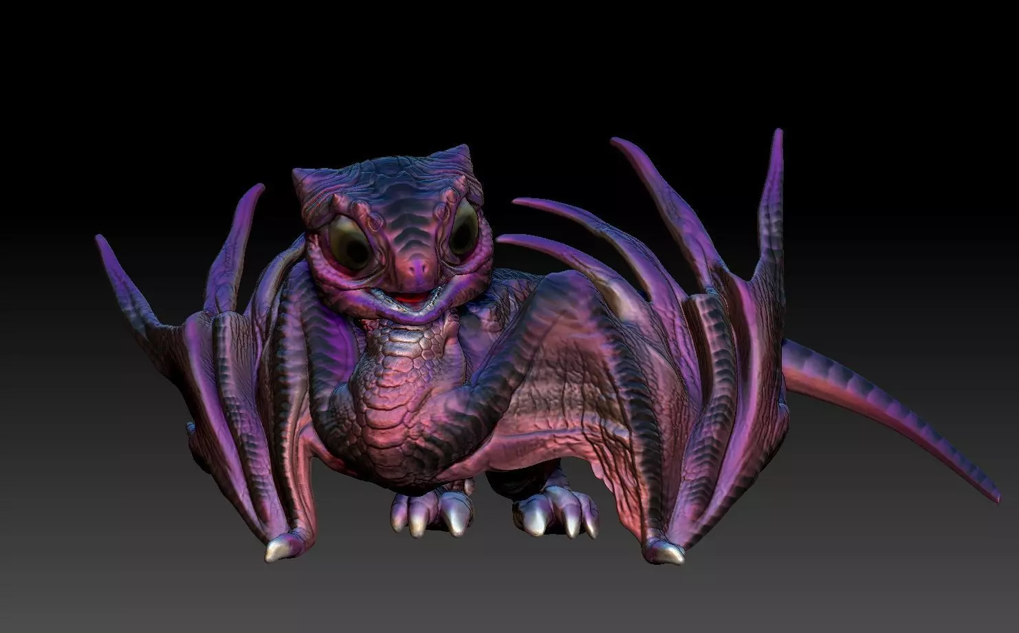 baby dragon for 3d printing 3D print model_0