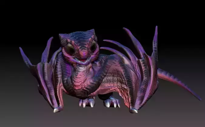 baby dragon for 3d printing