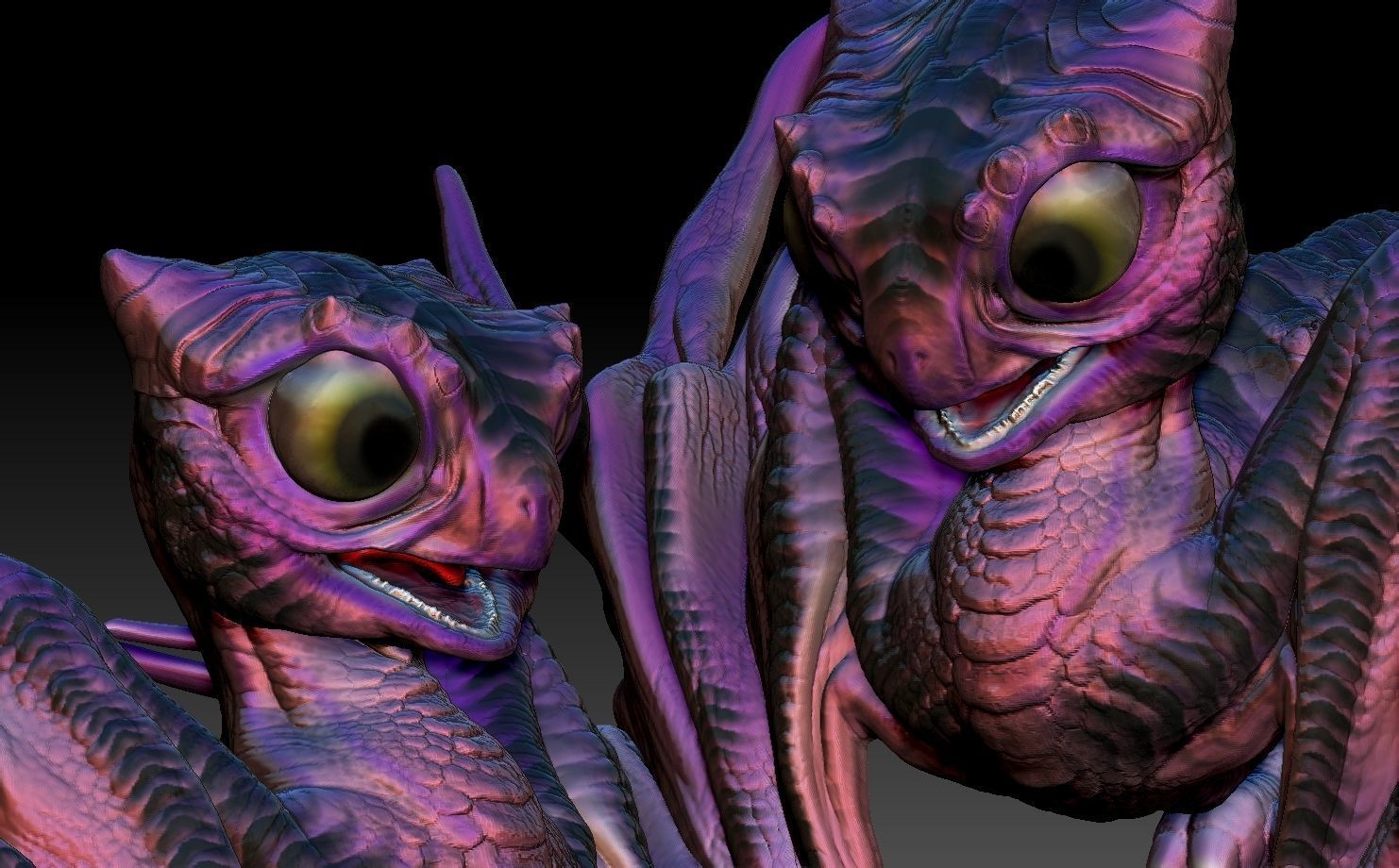 baby dragon for 3d printing 3D print model_11