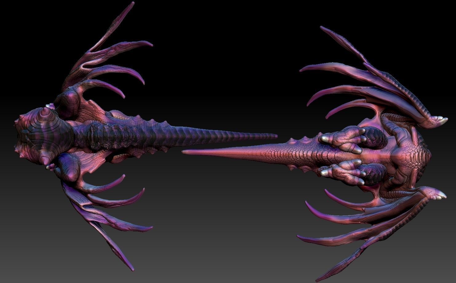 baby dragon for 3d printing 3D print model_14