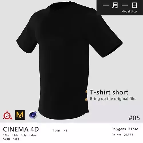 Tshirt short breasted