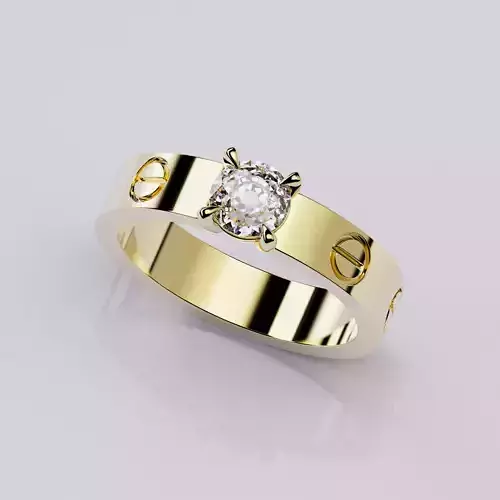Wedding rings Love Collection All Sizes stones 5mm