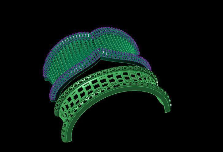 Bracelet 3D print model_3