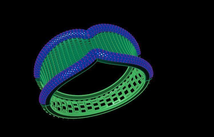 Bracelet 3D print model_2