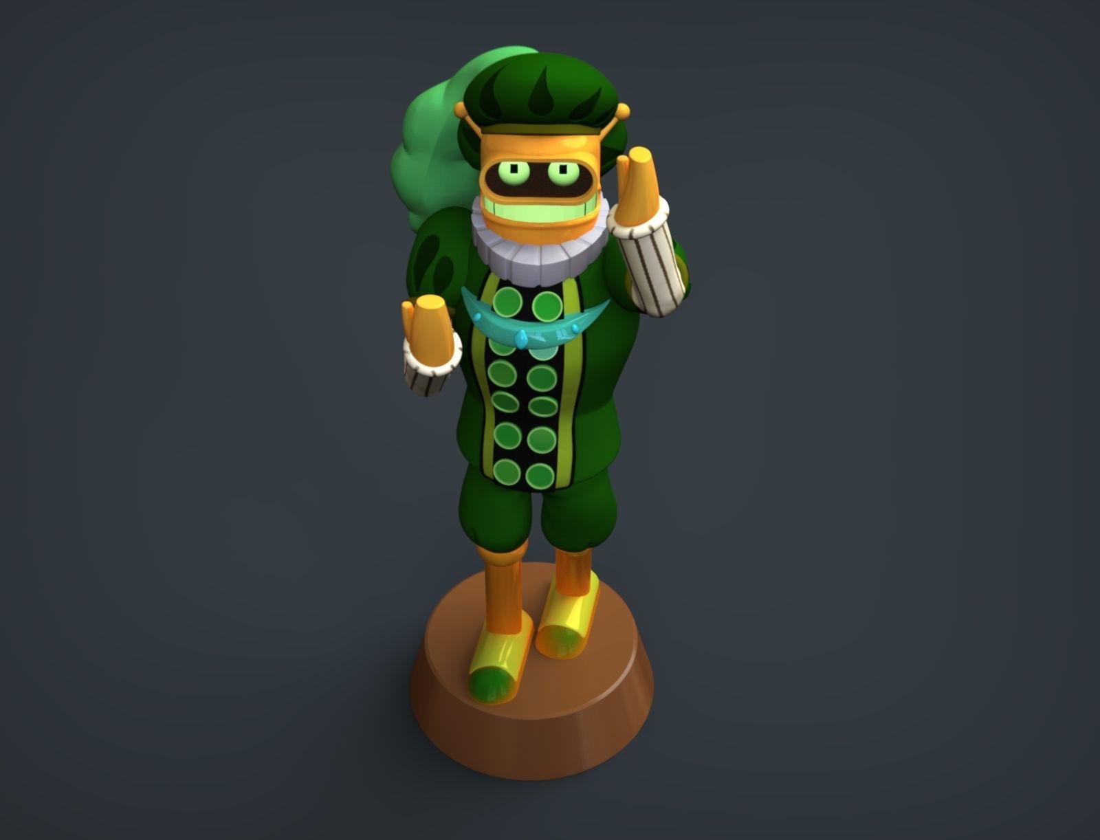 Shakespeare Calculon 3D print model_7