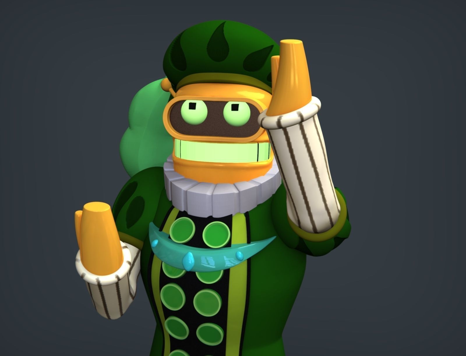 Shakespeare Calculon 3D print model_2