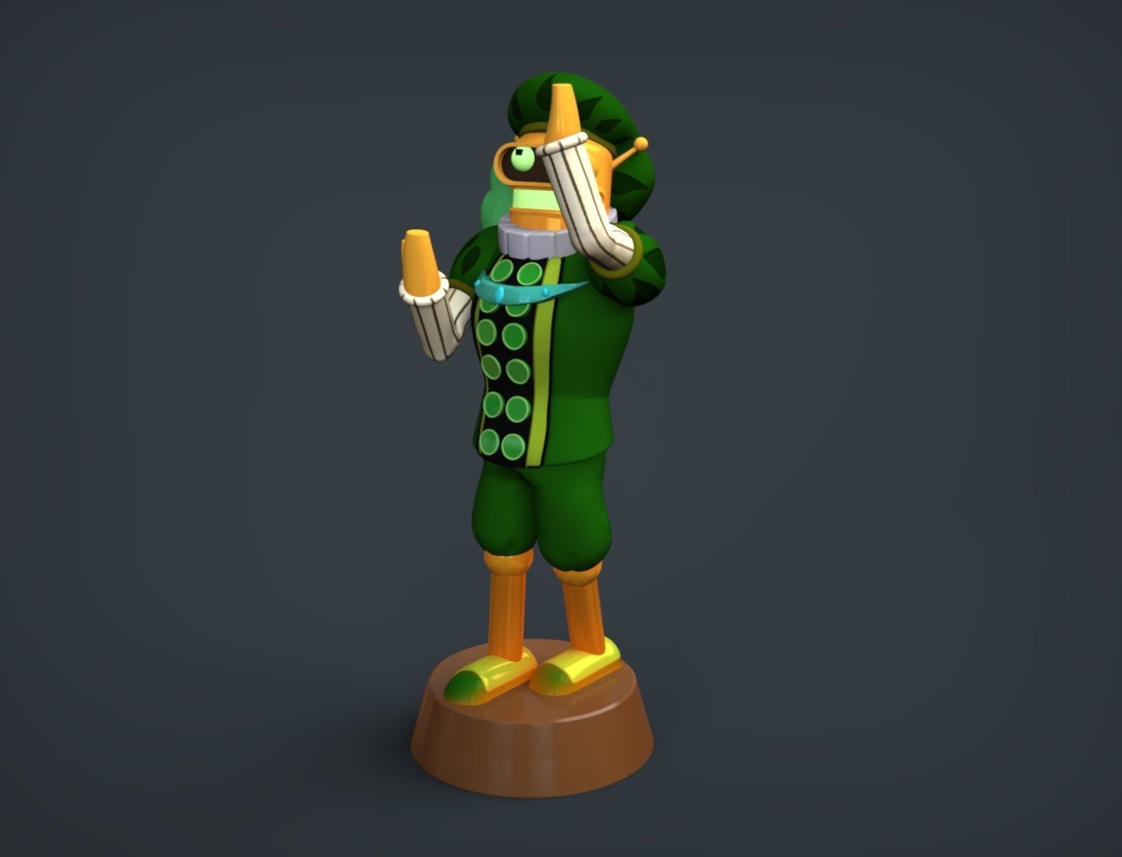 Shakespeare Calculon 3D print model_5