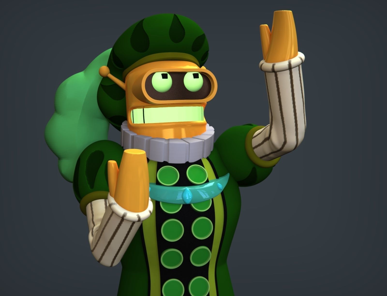 Shakespeare Calculon 3D print model_1