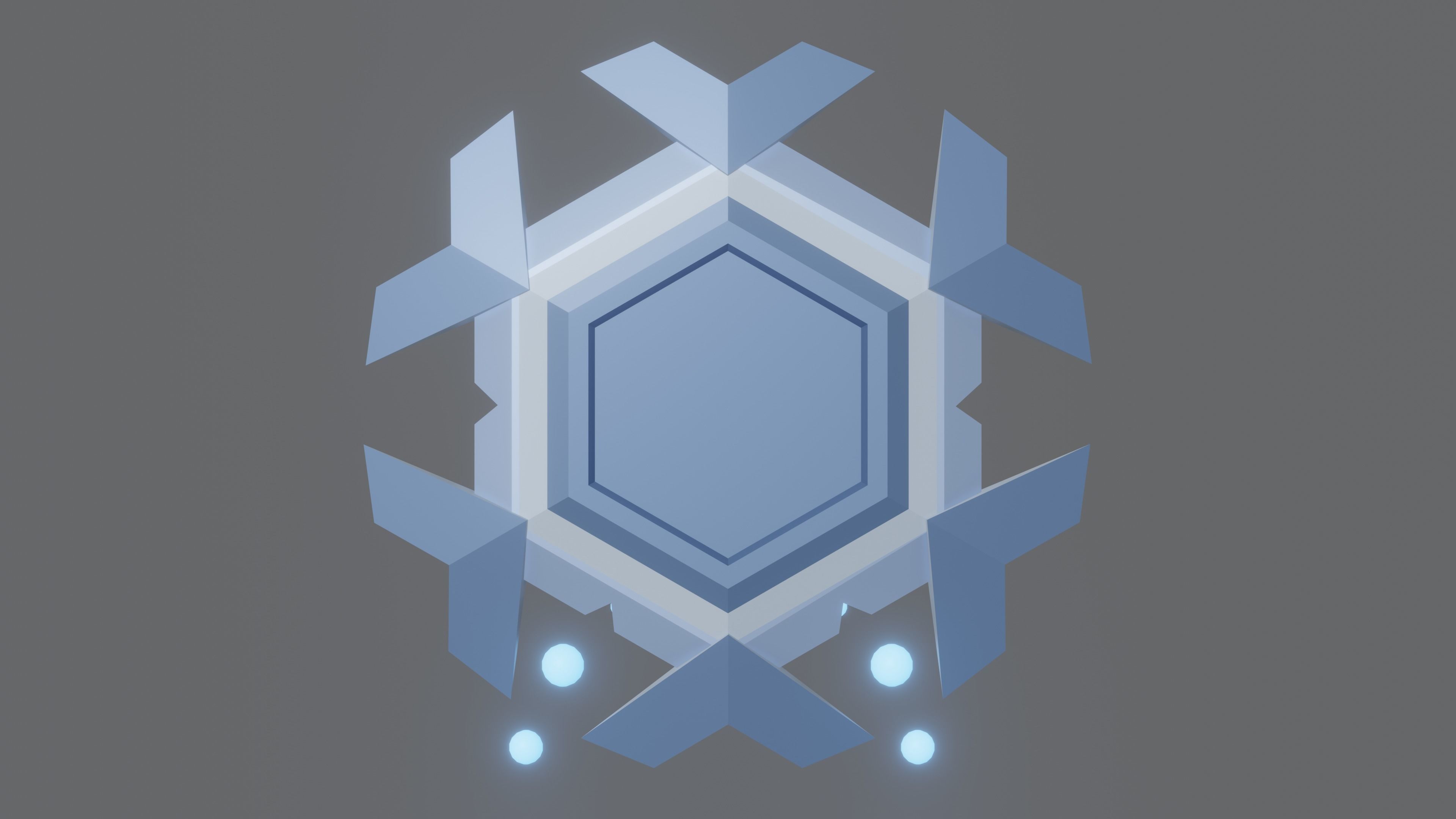 Pokemon Cryogonal  and Shiny version Low-poly 3D model_10