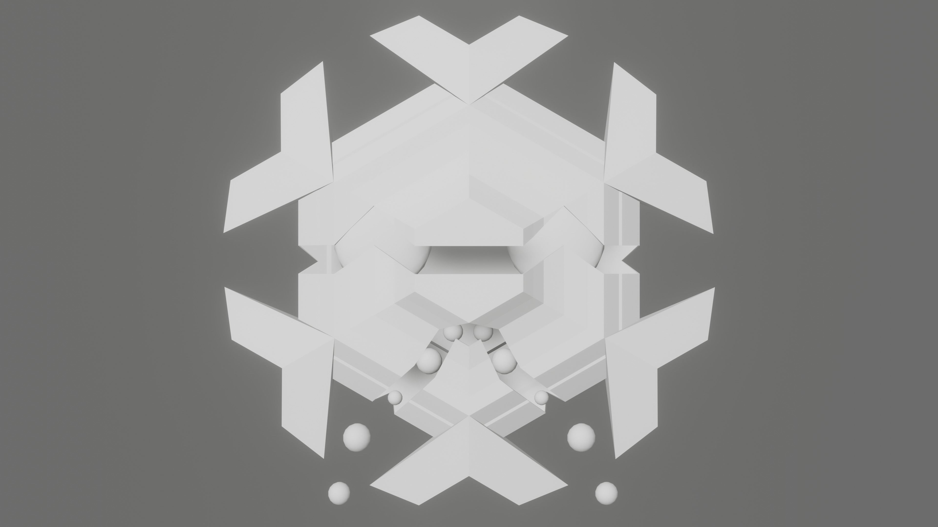 Pokemon Cryogonal  and Shiny version Low-poly 3D model_5