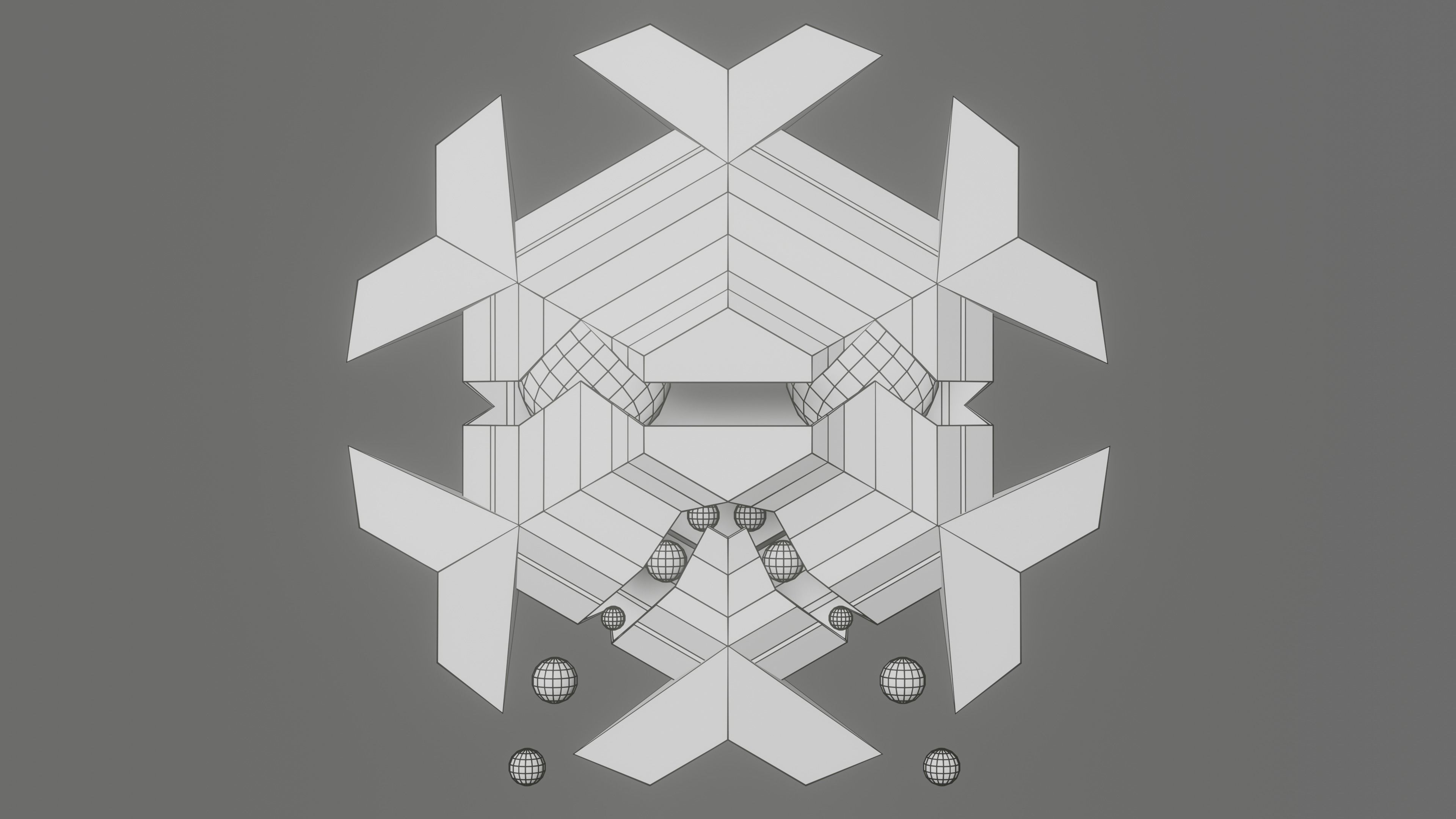 Pokemon Cryogonal  and Shiny version Low-poly 3D model_6