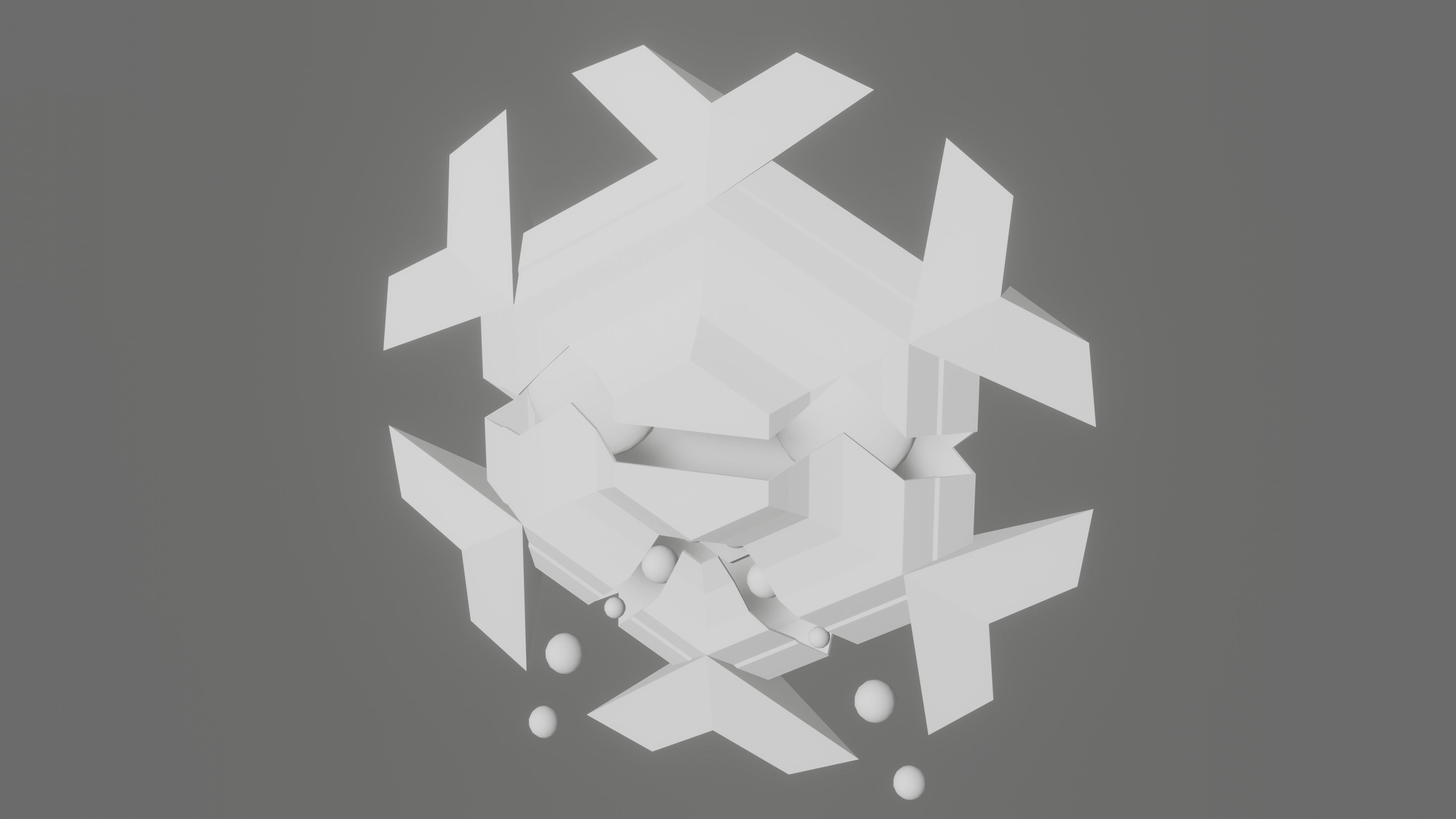 Pokemon Cryogonal  and Shiny version Low-poly 3D model_2