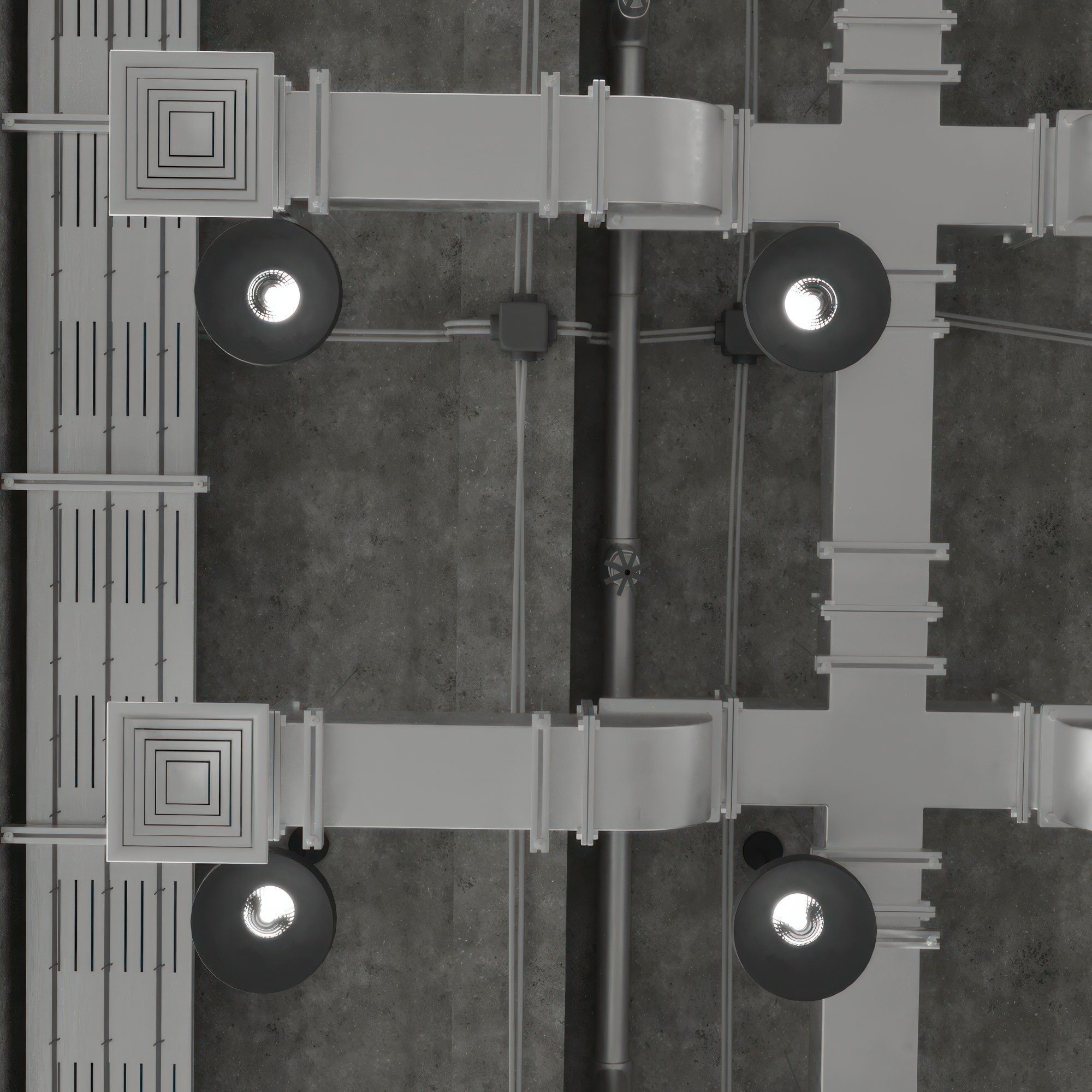 Mechanical Ceiling 3D model_3