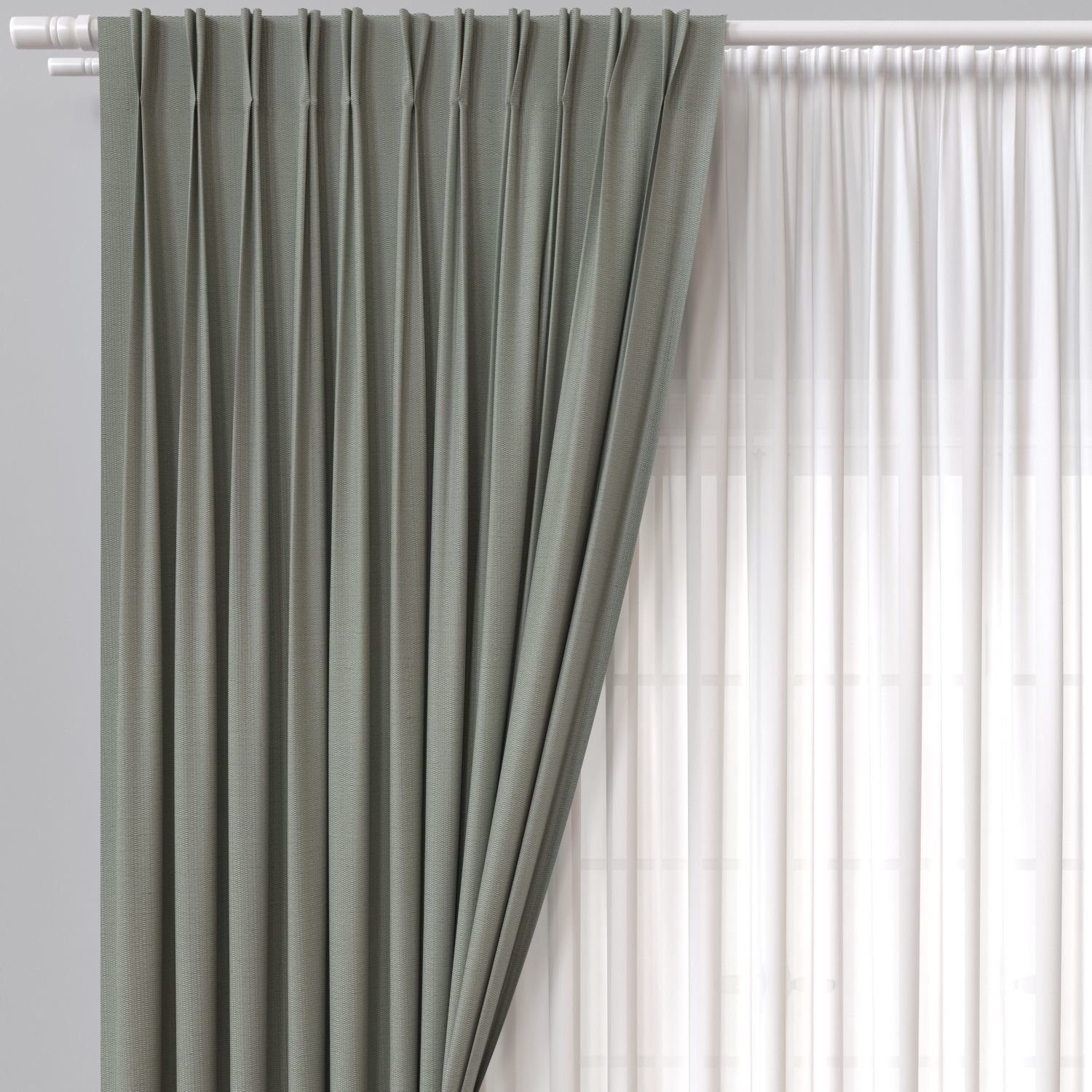 Curtain 1 3D model_2
