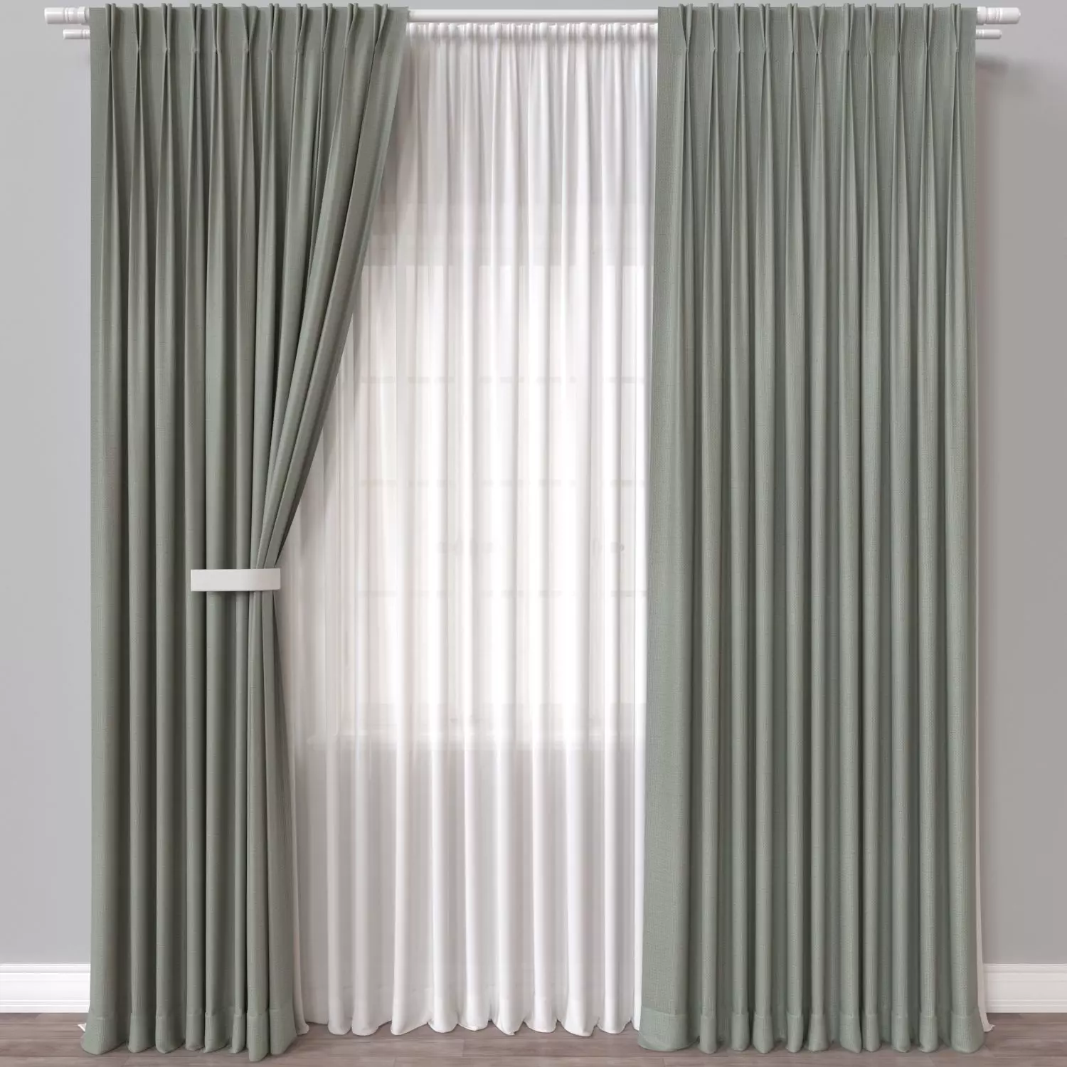 Curtain 1 3D model_0