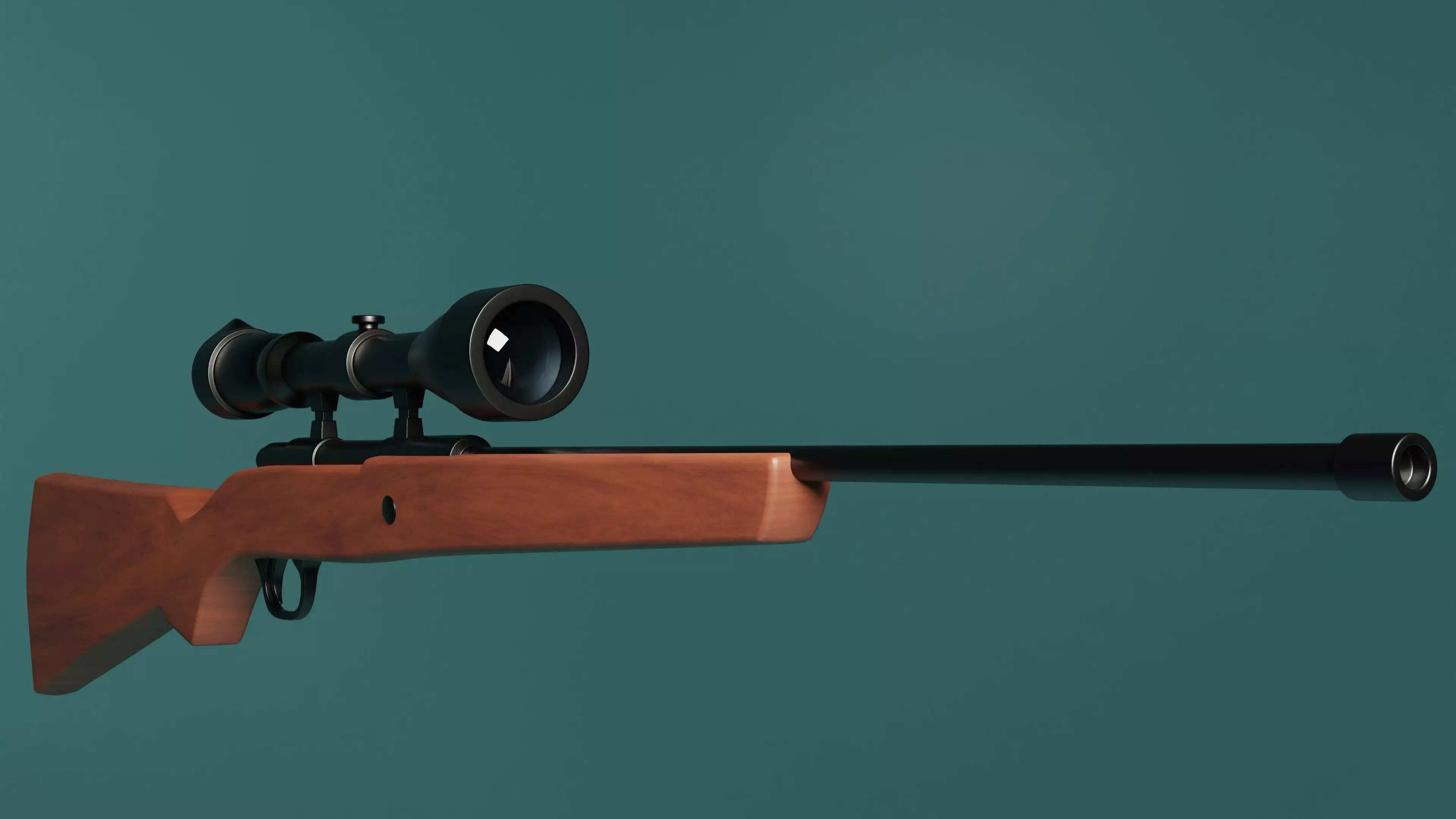 Hunting-rifle 3D model_0