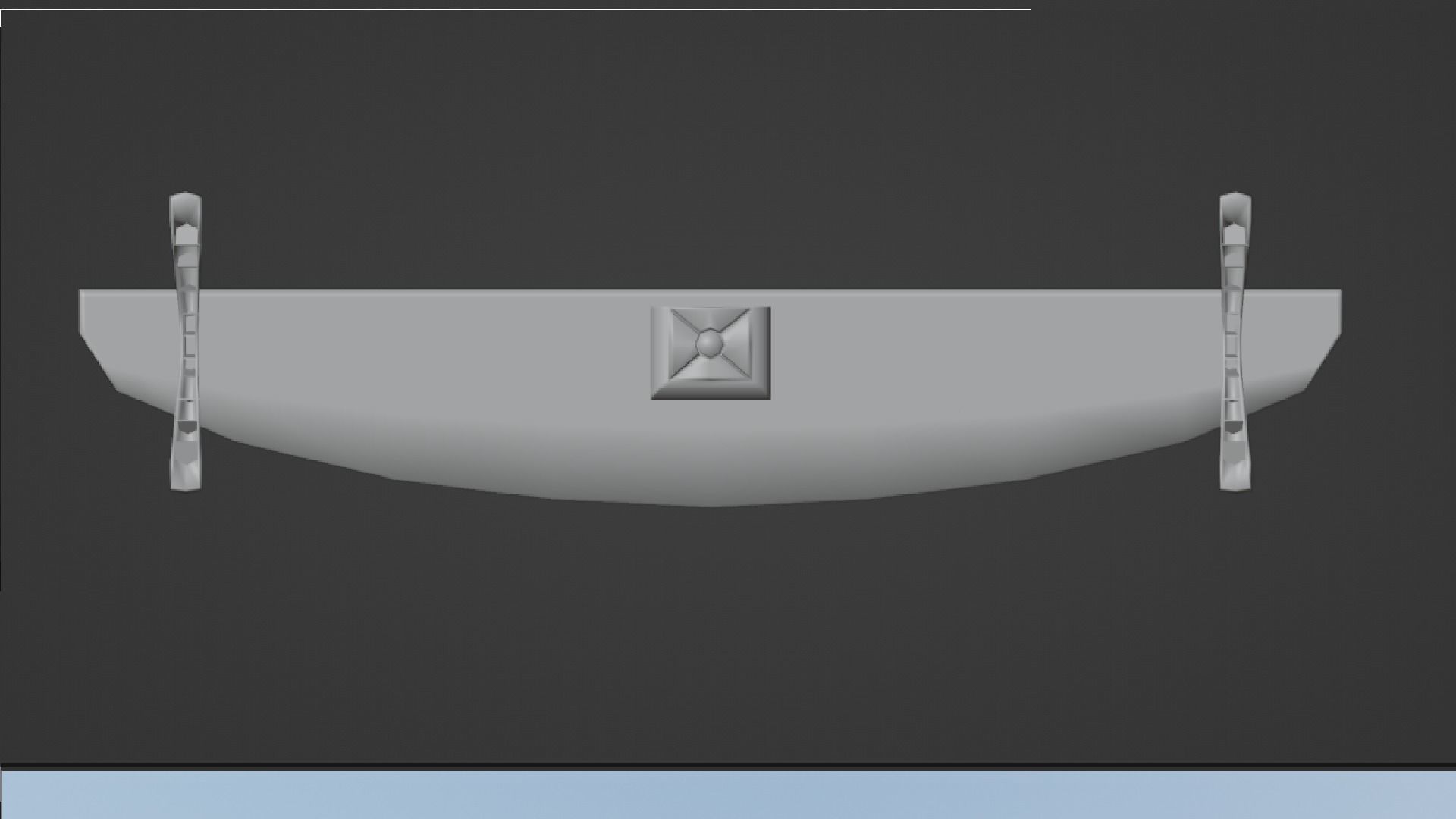 Flat Screen TV Low-poly 3D model Low-poly 3D model_33