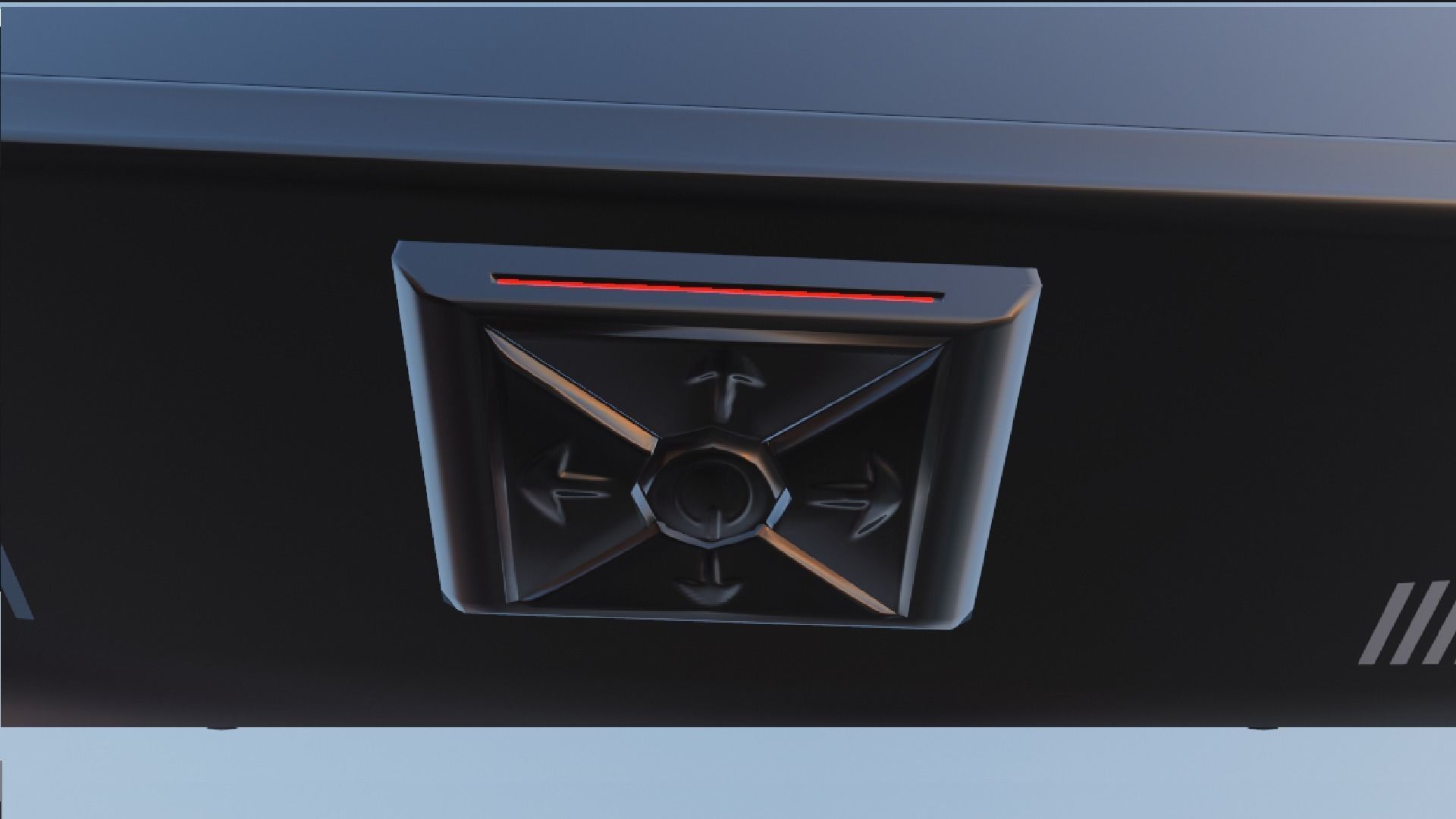 Flat Screen TV Low-poly 3D model Low-poly 3D model_29