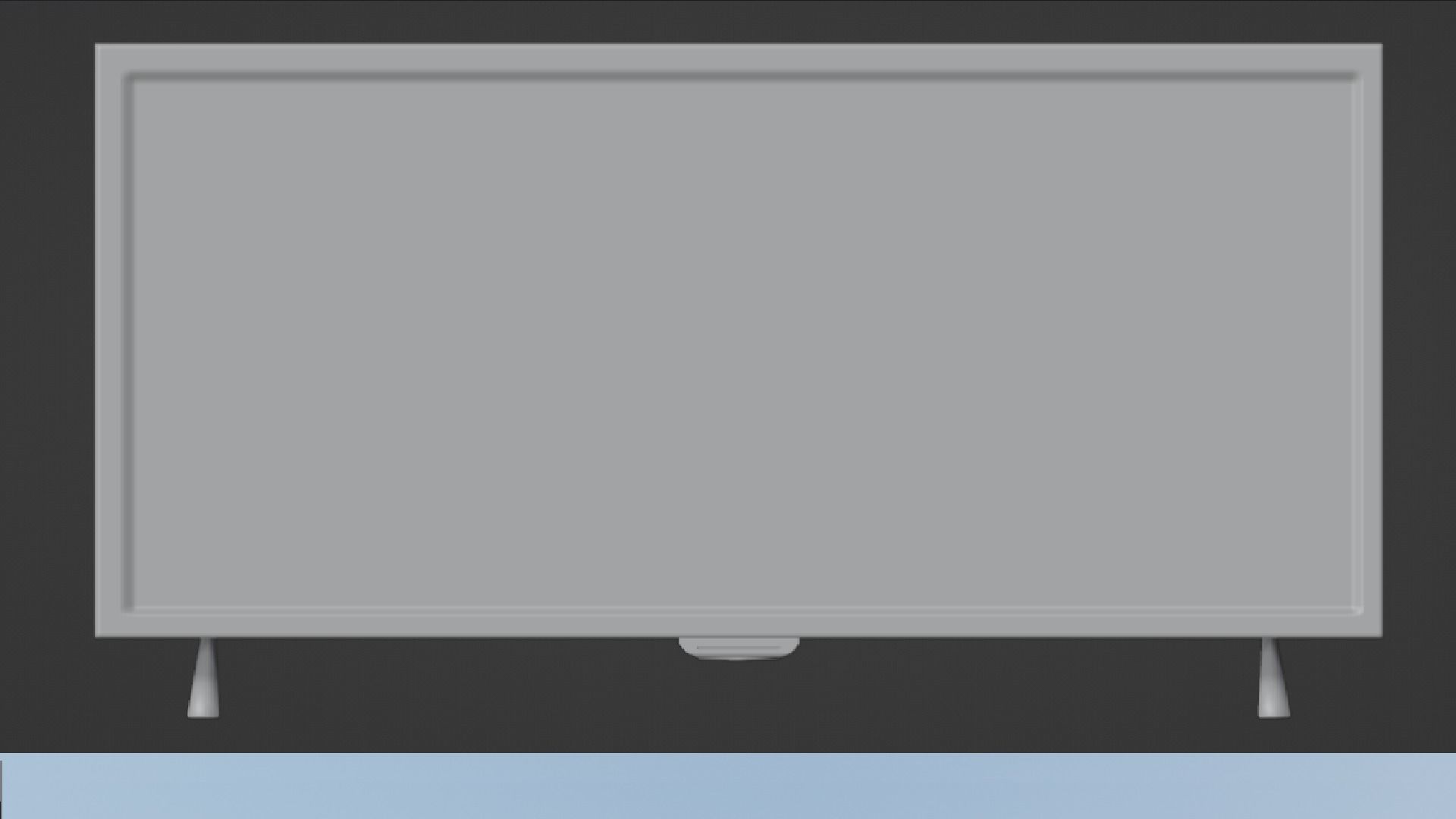 Flat Screen TV Low-poly 3D model Low-poly 3D model_30