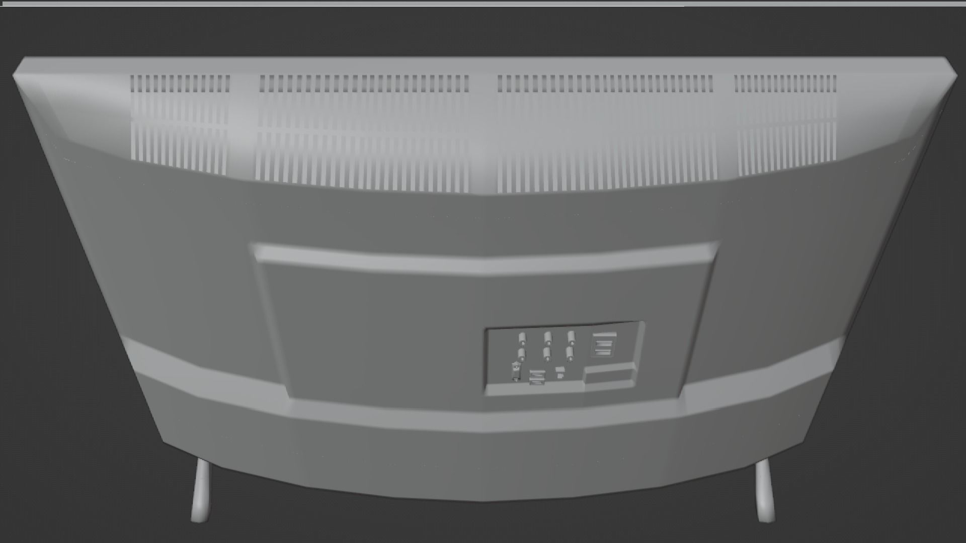 Flat Screen TV Low-poly 3D model Low-poly 3D model_37