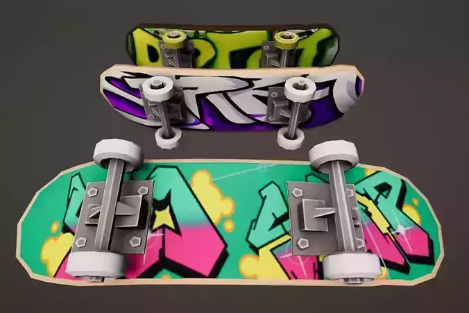 Stylized Skateboard