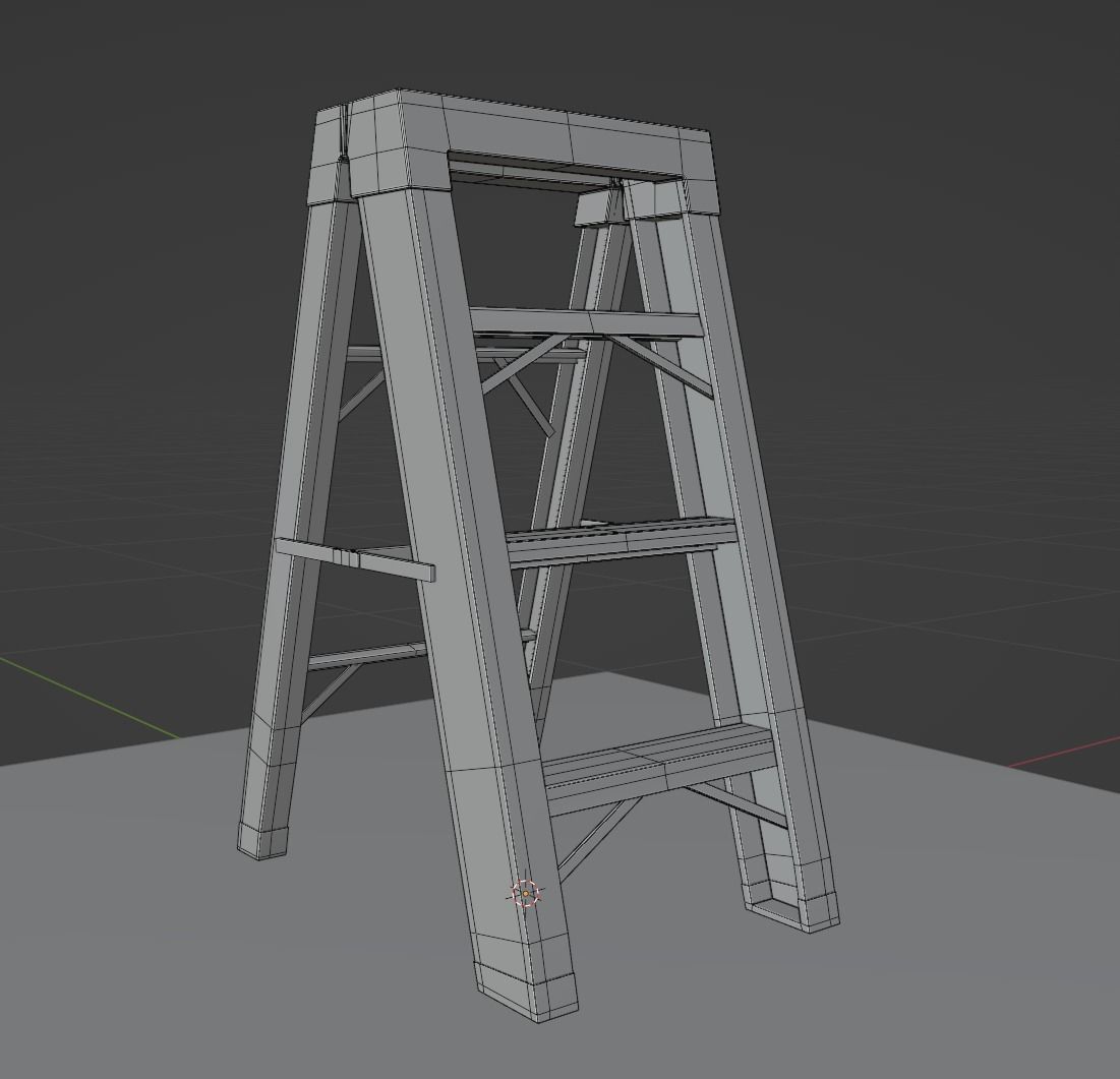 StepLadder 3D model_2